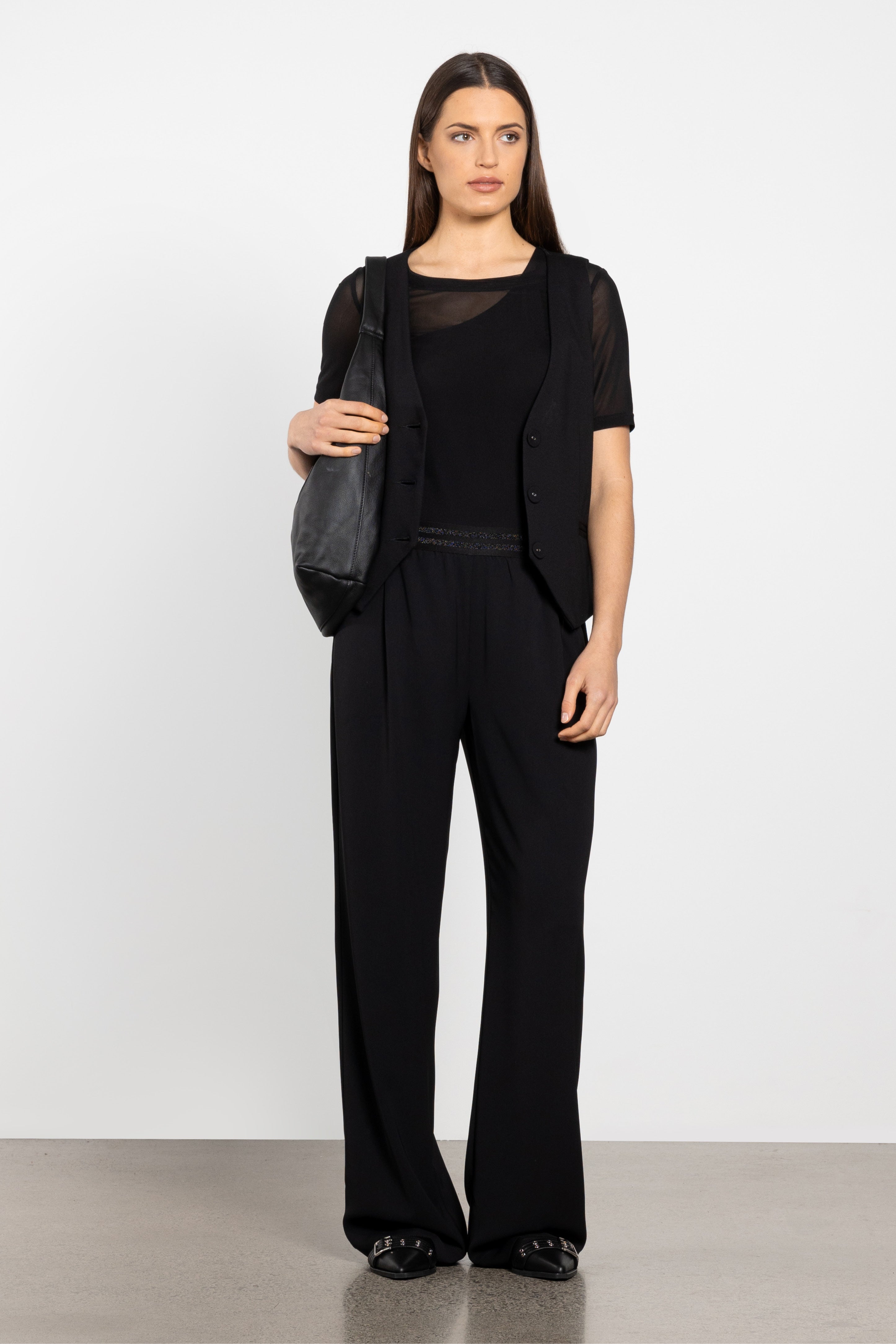 Jen Mesh Layer Tee