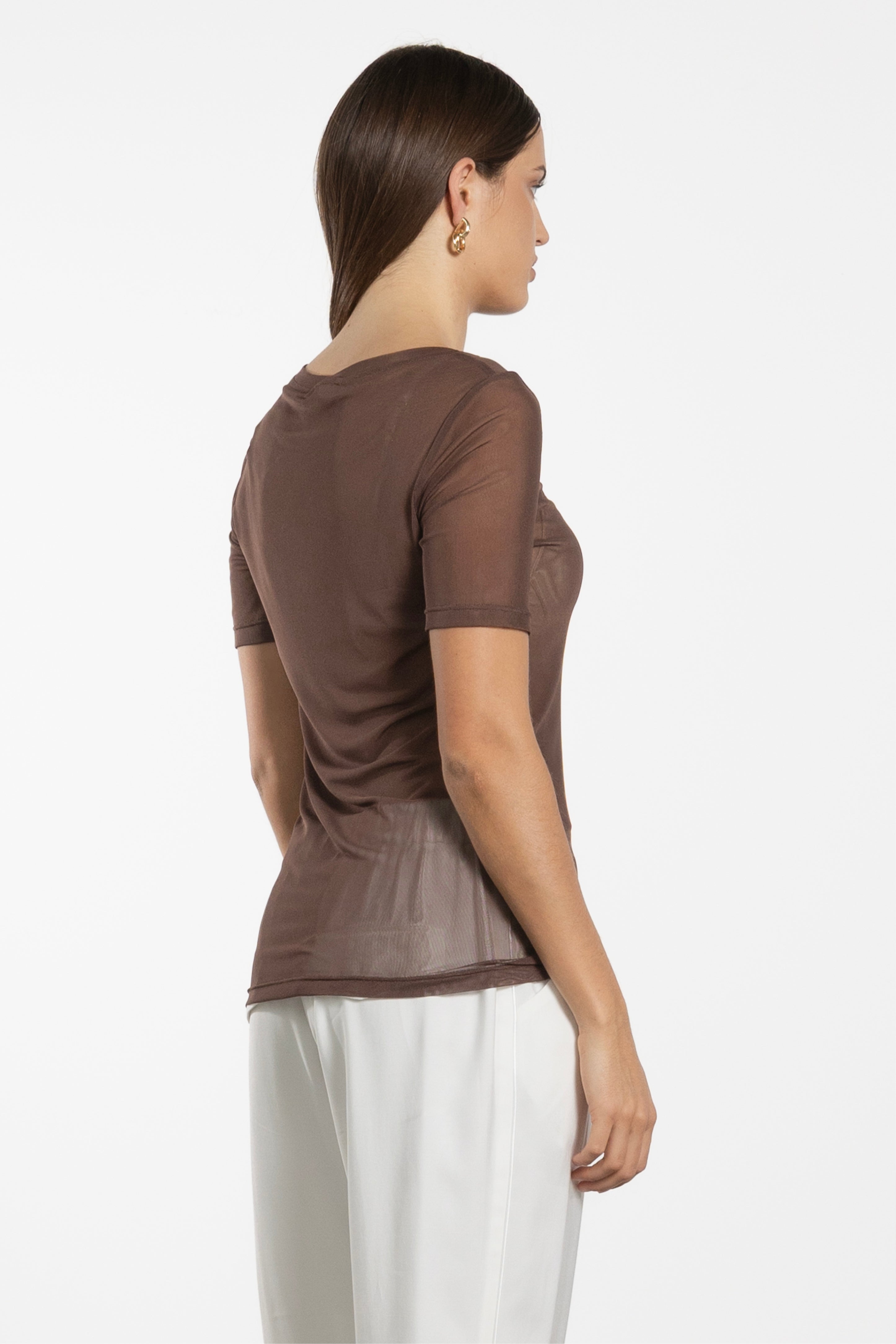 Jen Mesh Layer Tee