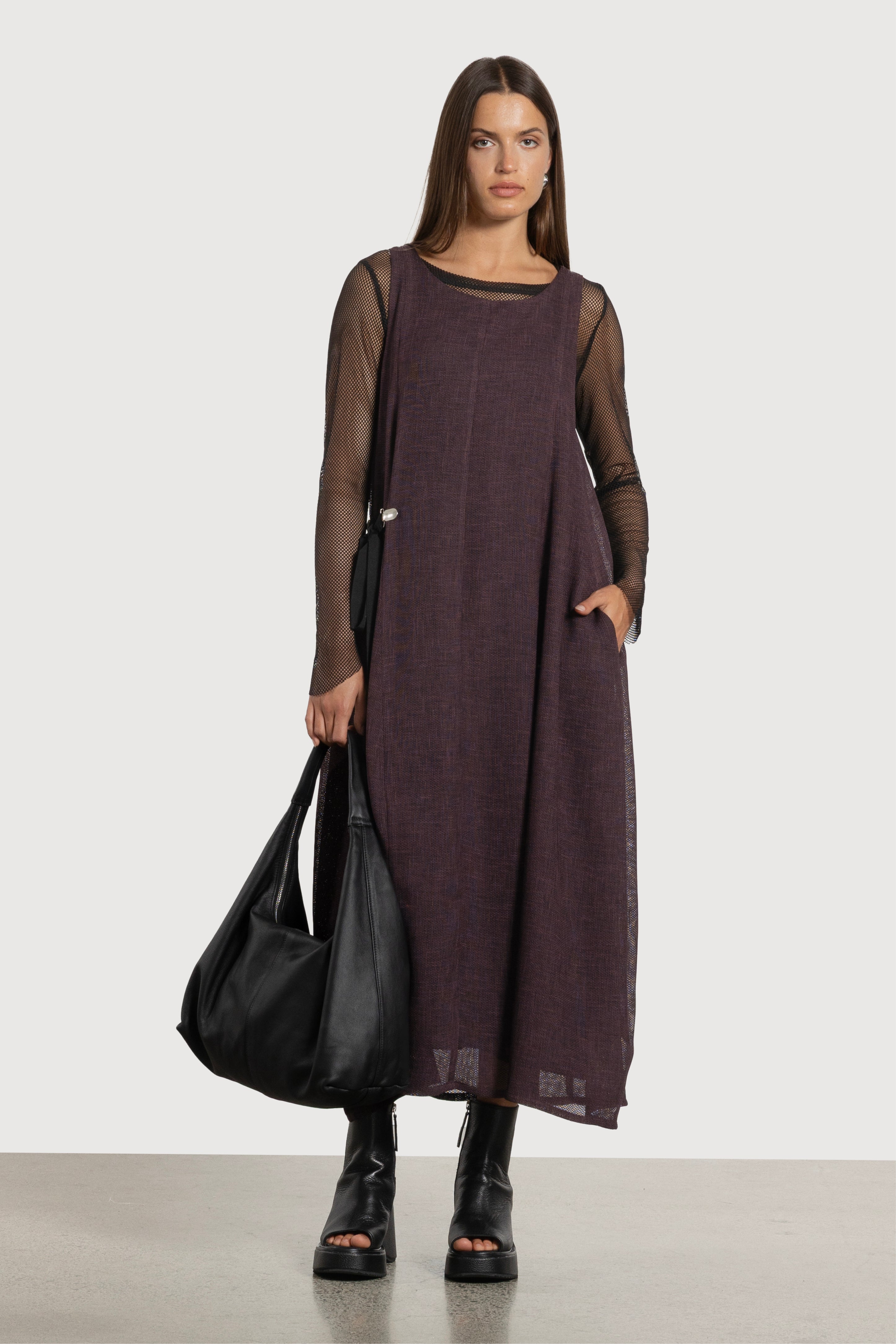 Juliana Bubble Hem Sleeveless Dress