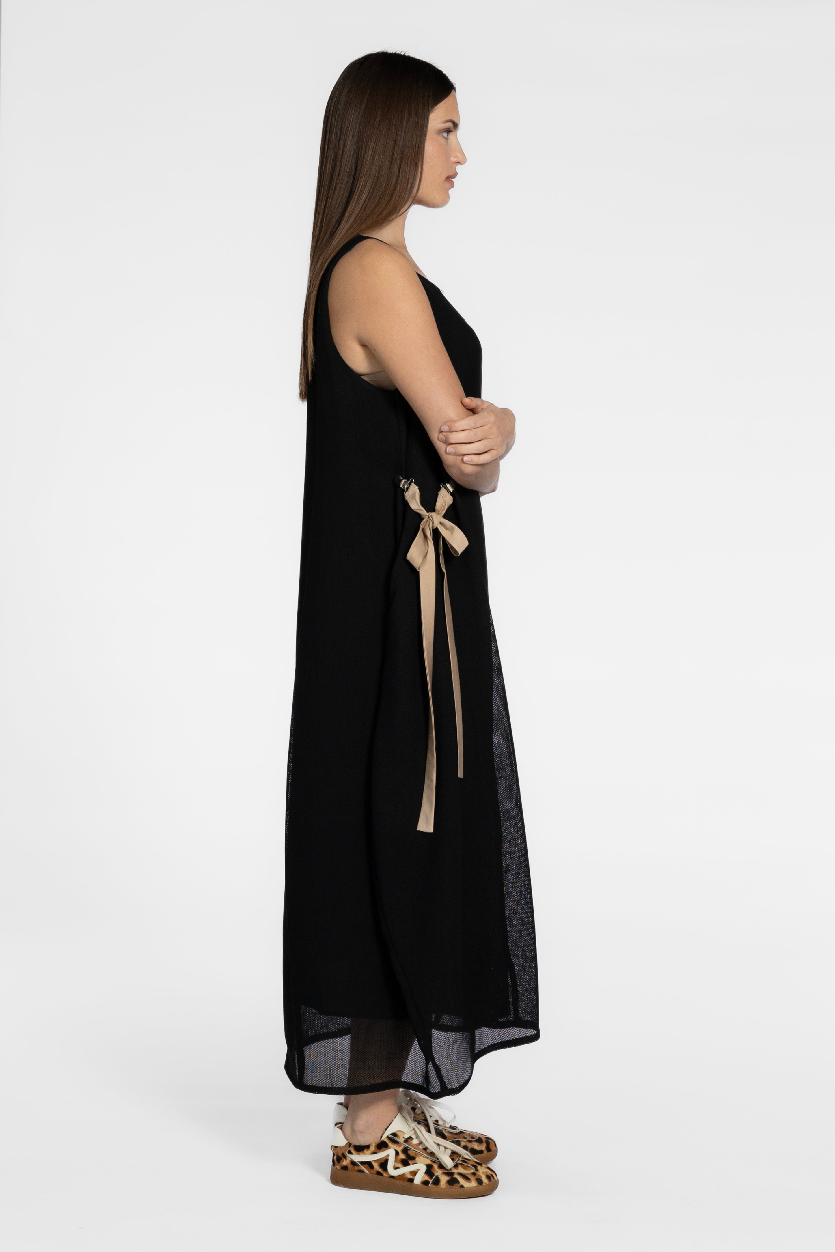 Juliana Bubble Hem Sleeveless Dress