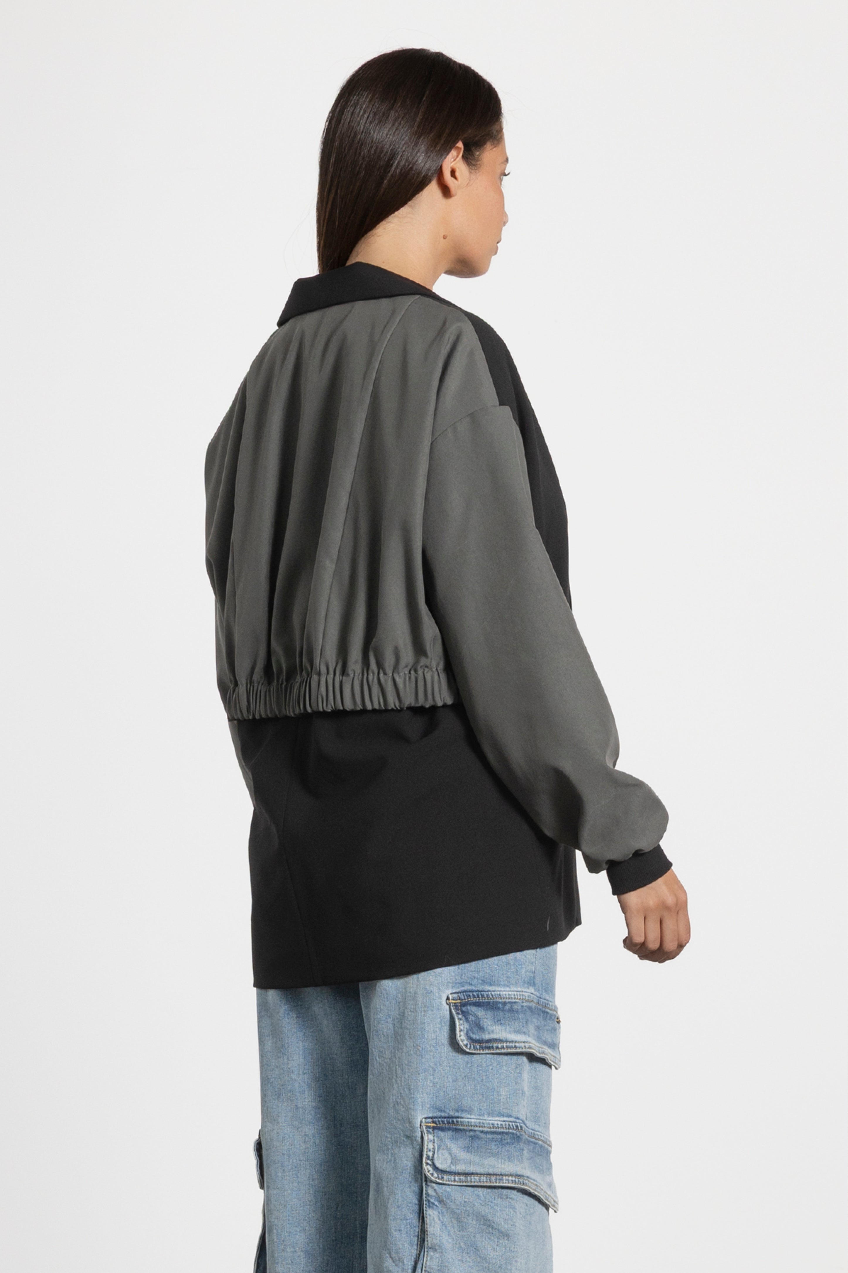 Julian Contrast Sleeve Blazer