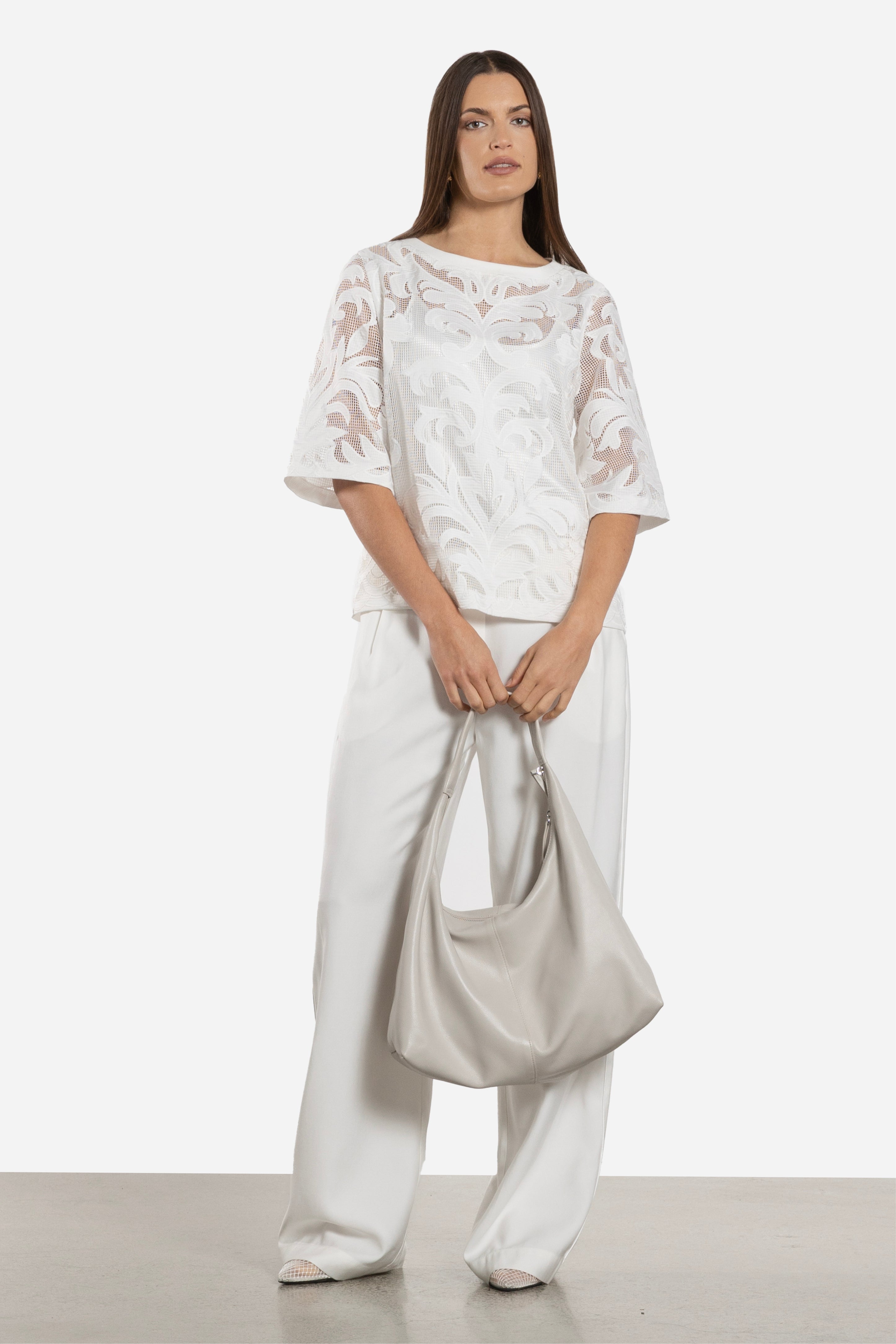 Lani Boxy Lace Top