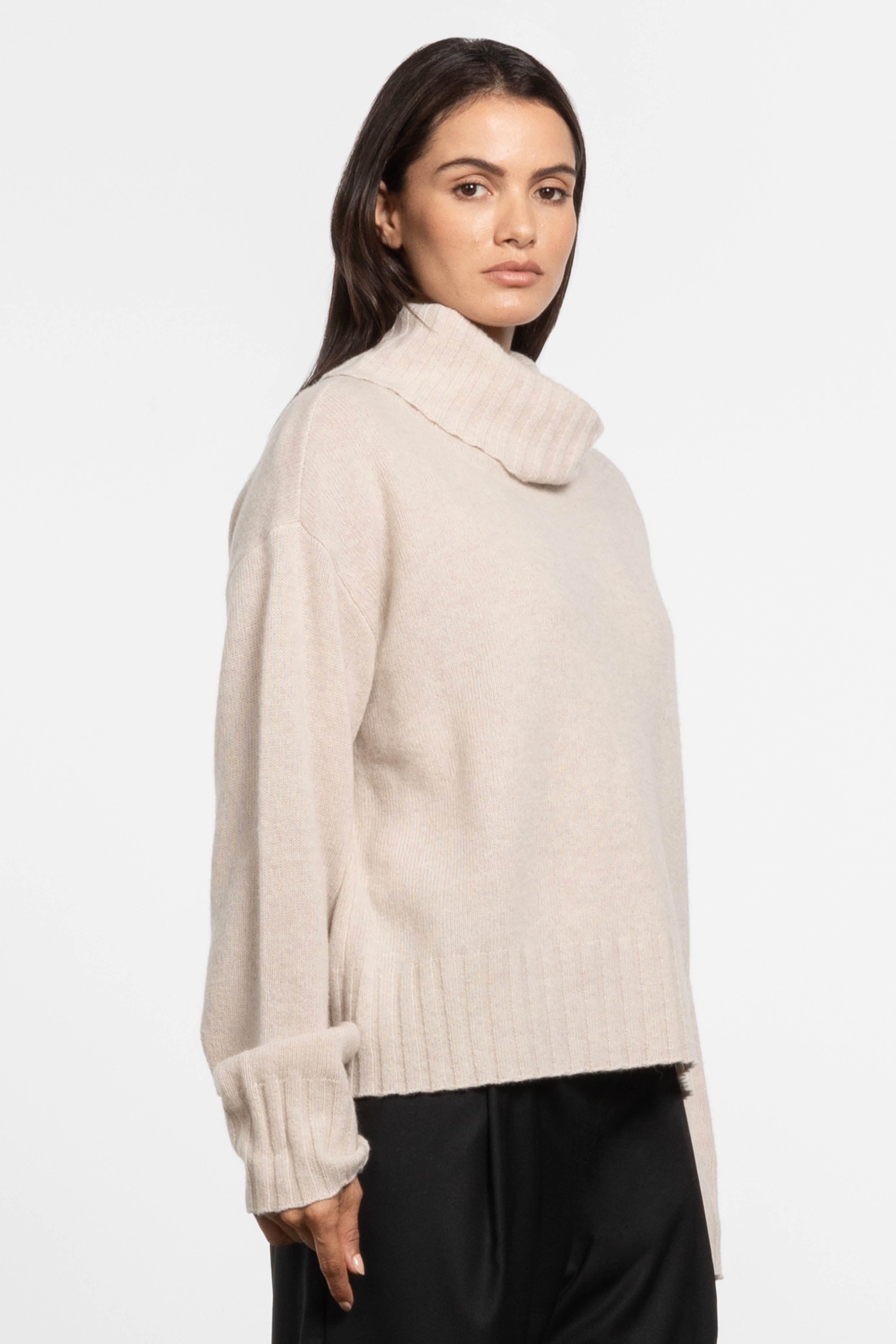 Leanne Knit Turtle-Neck Jumper