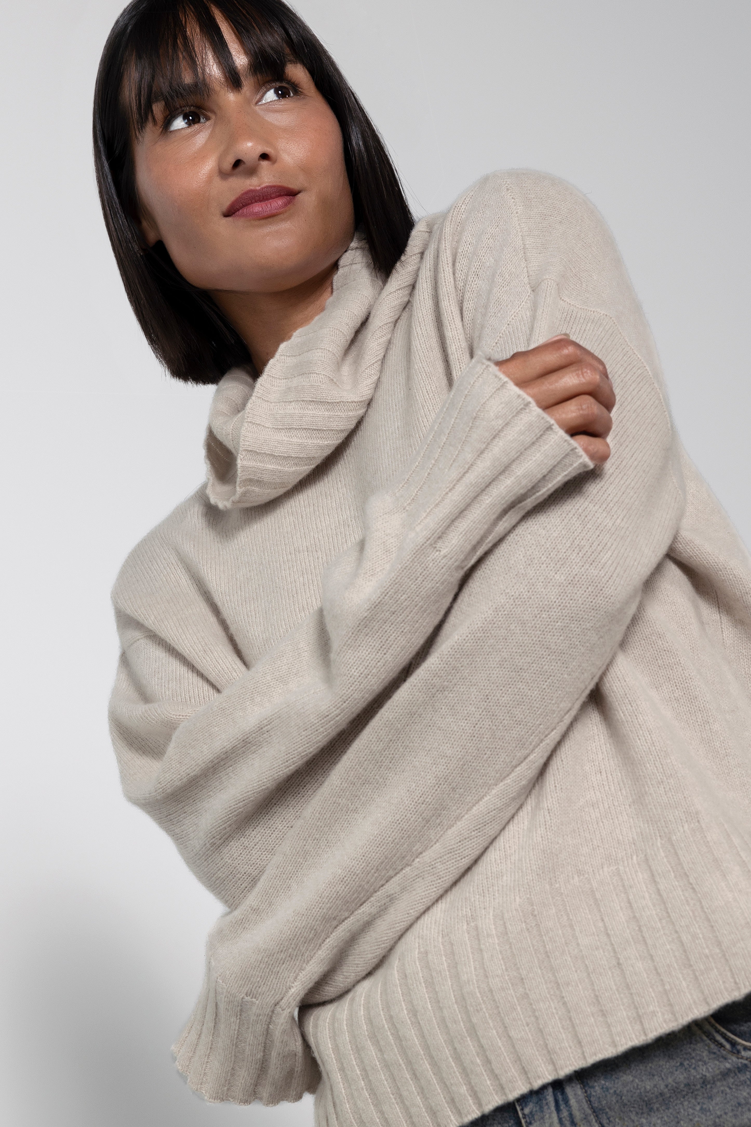 Leanne Knit Turtle-Neck Jumper