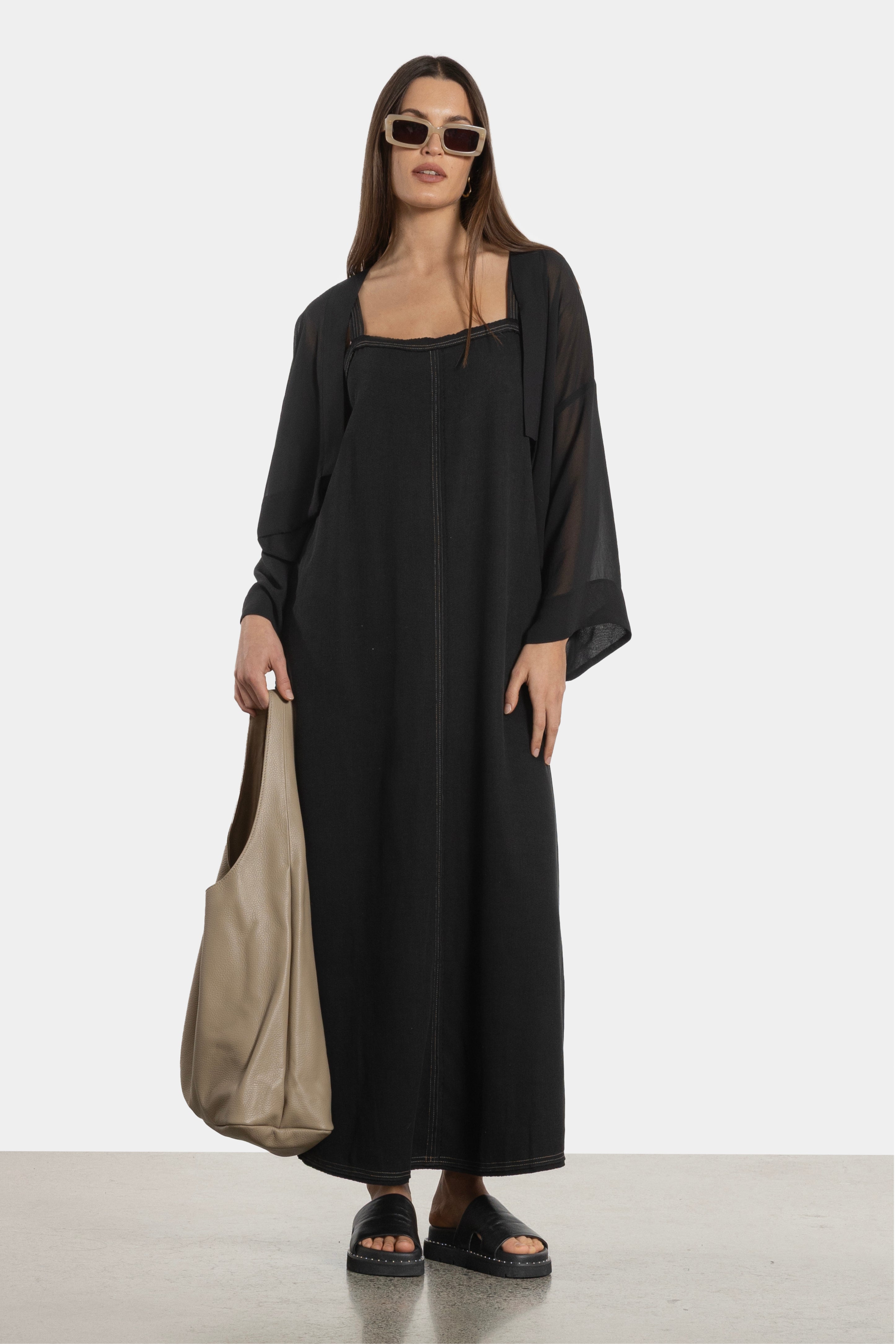 Leeandra Sleeveless Long Dress
