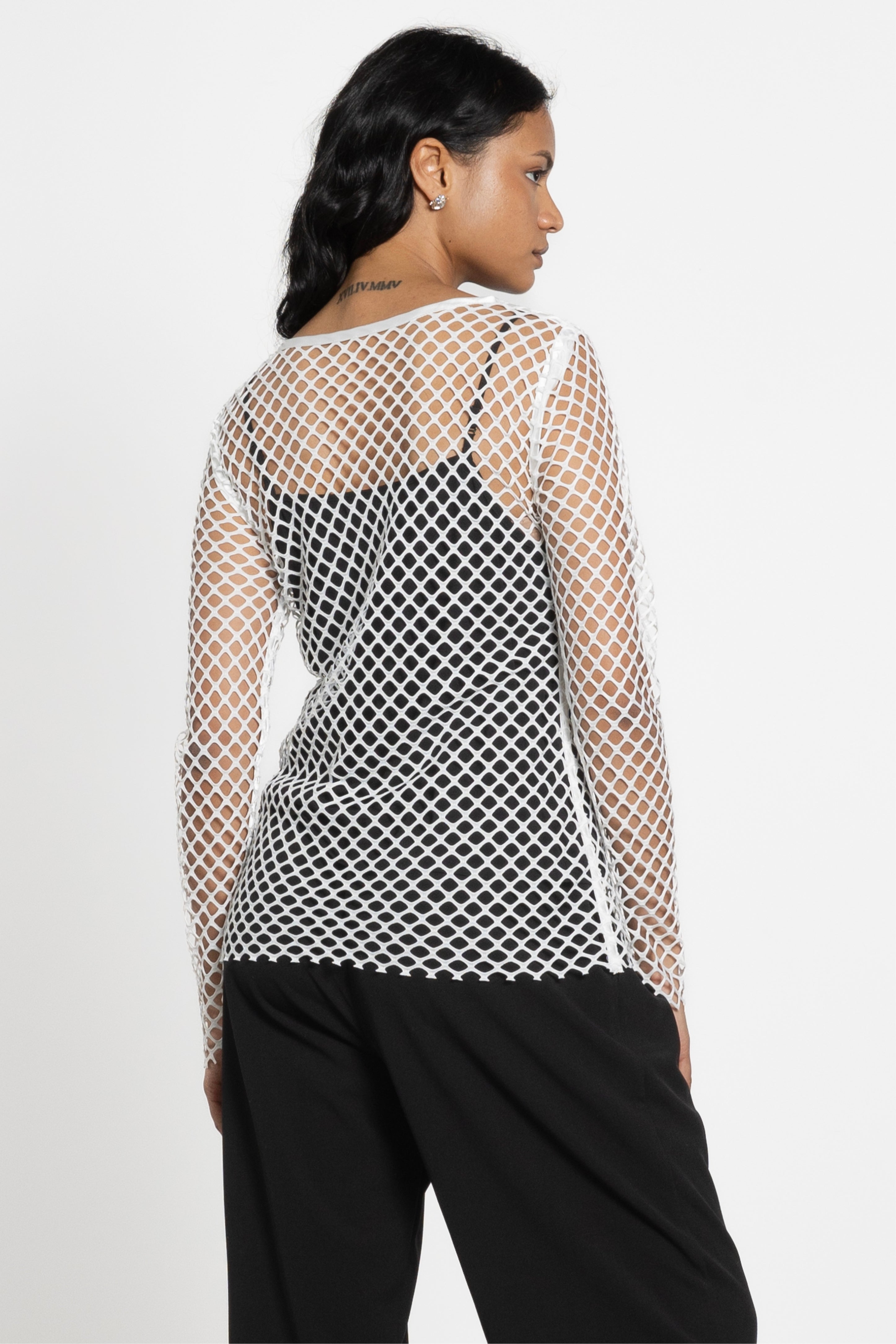 Leroy Long Sleeve Mesh Layer Tee