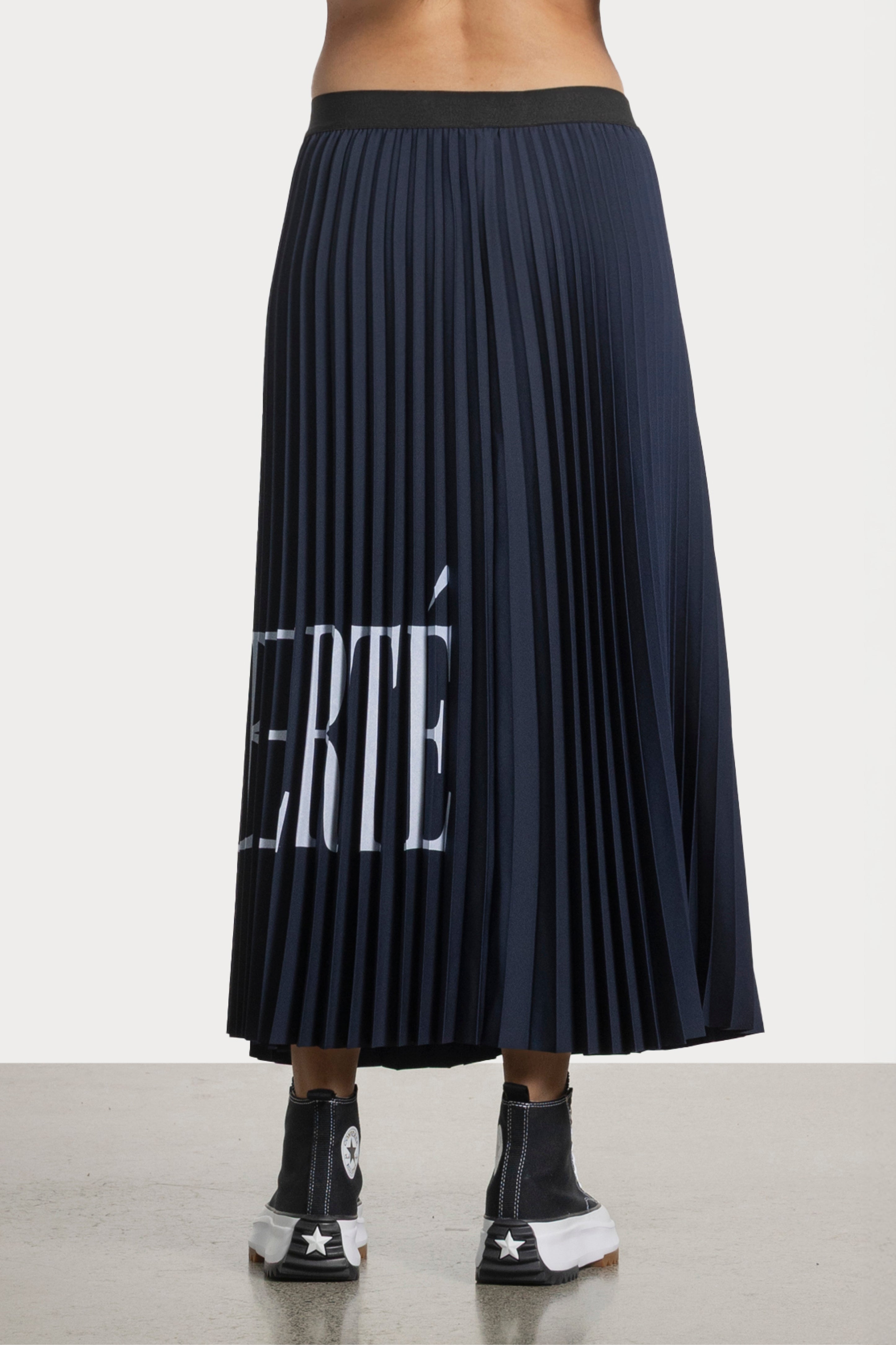 Liberte Print Pleated Skirt