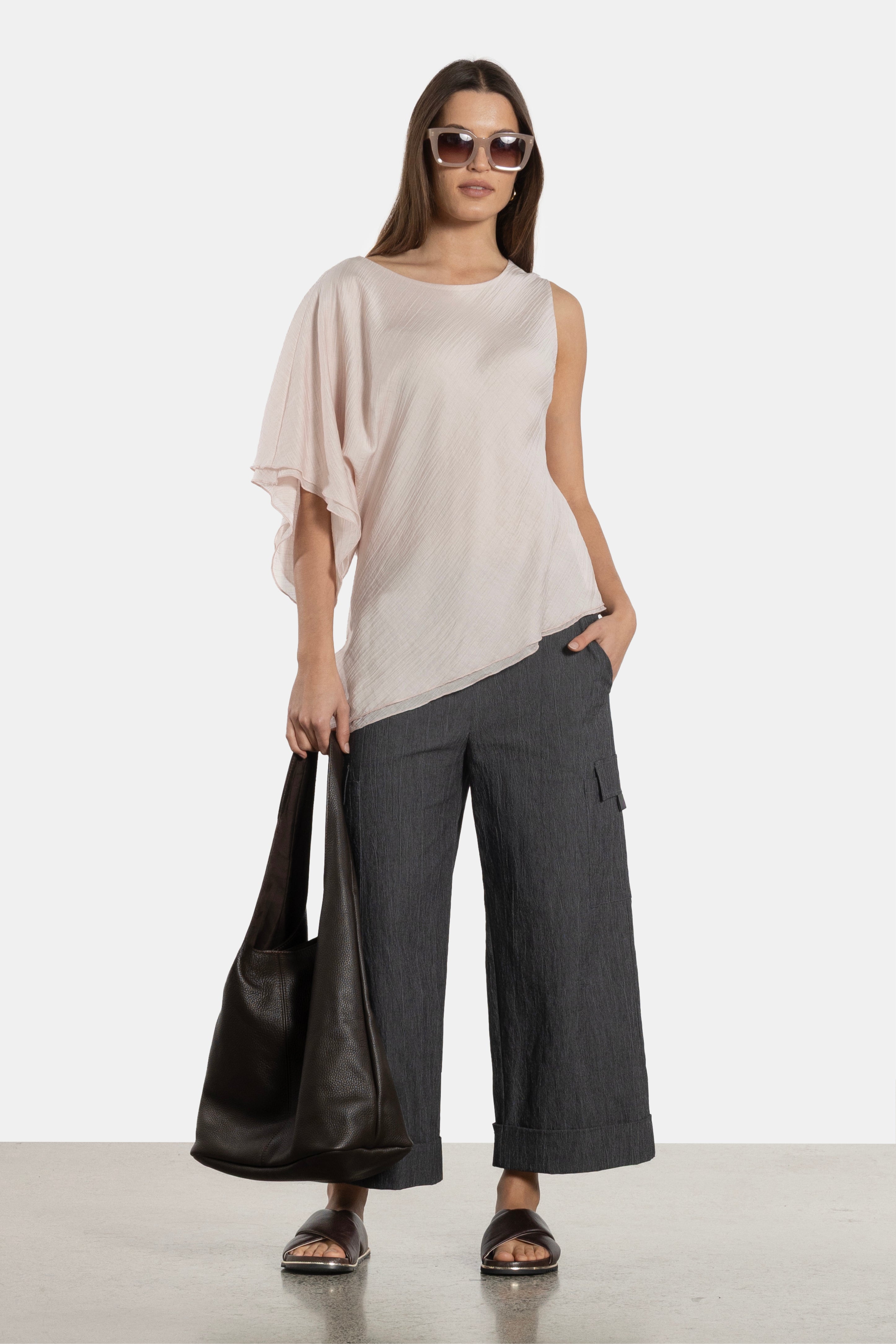 Logan Wide Leg Cropped Pant
