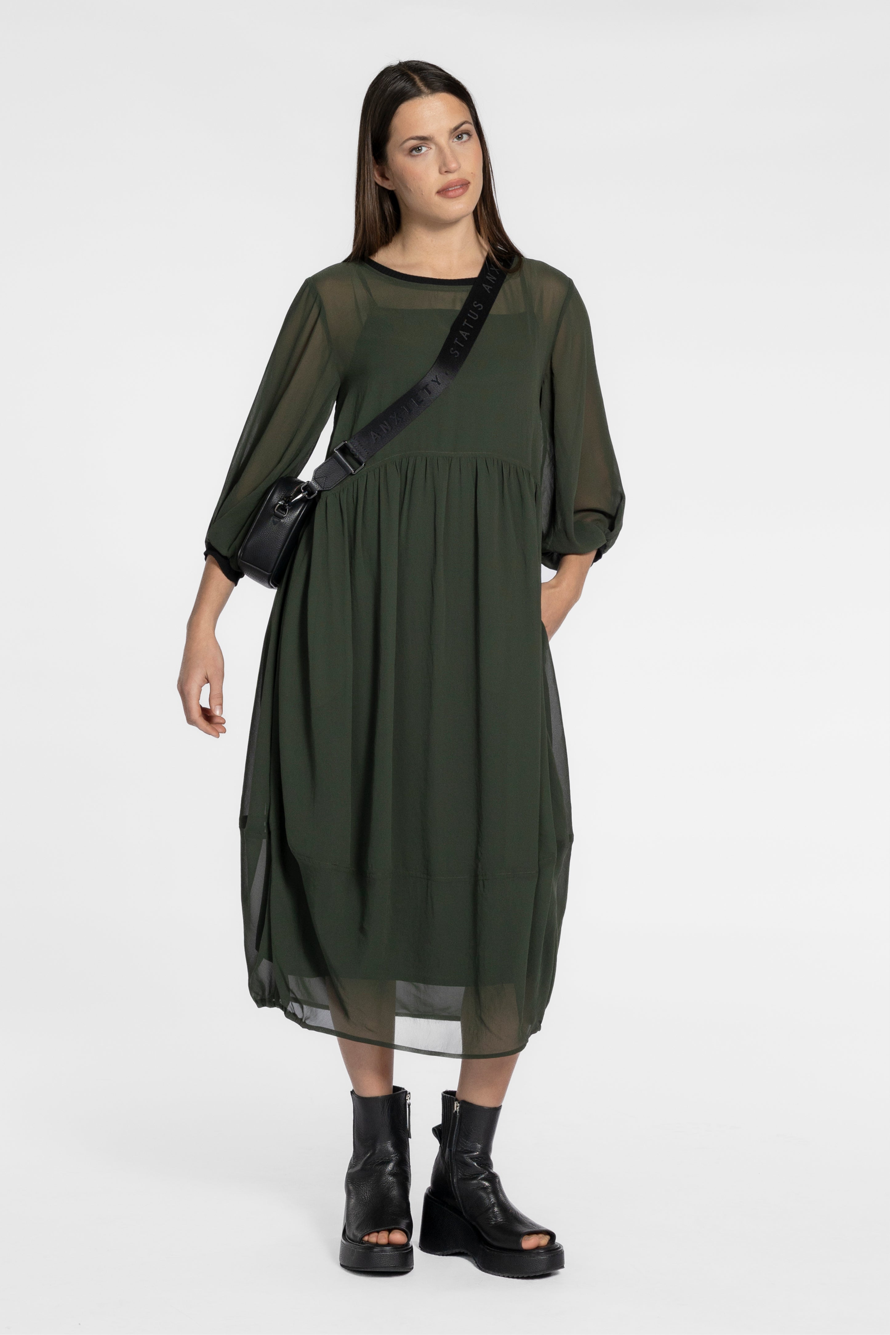 Lucien Bubble Hem Dress