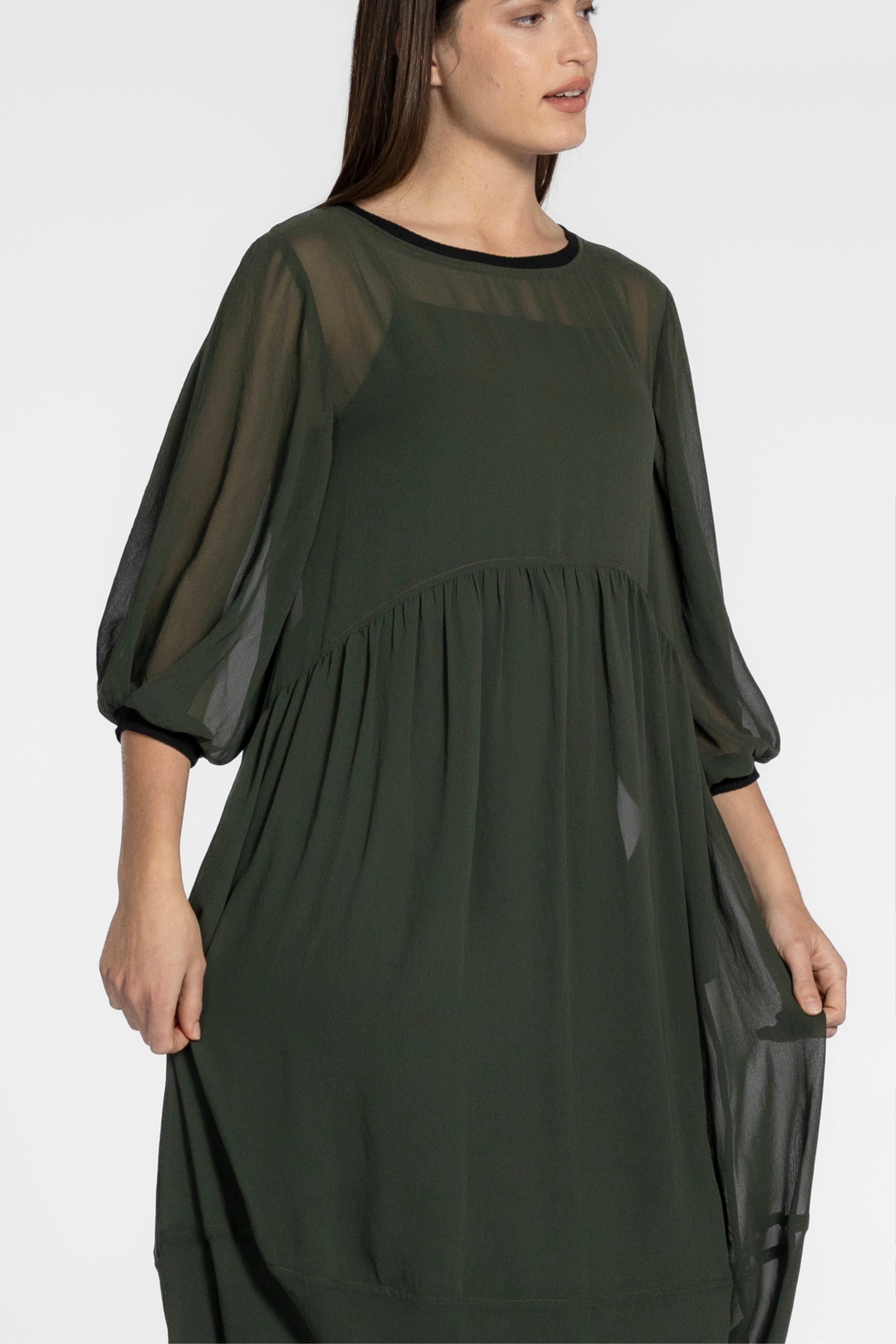 Lucien Bubble Hem Dress