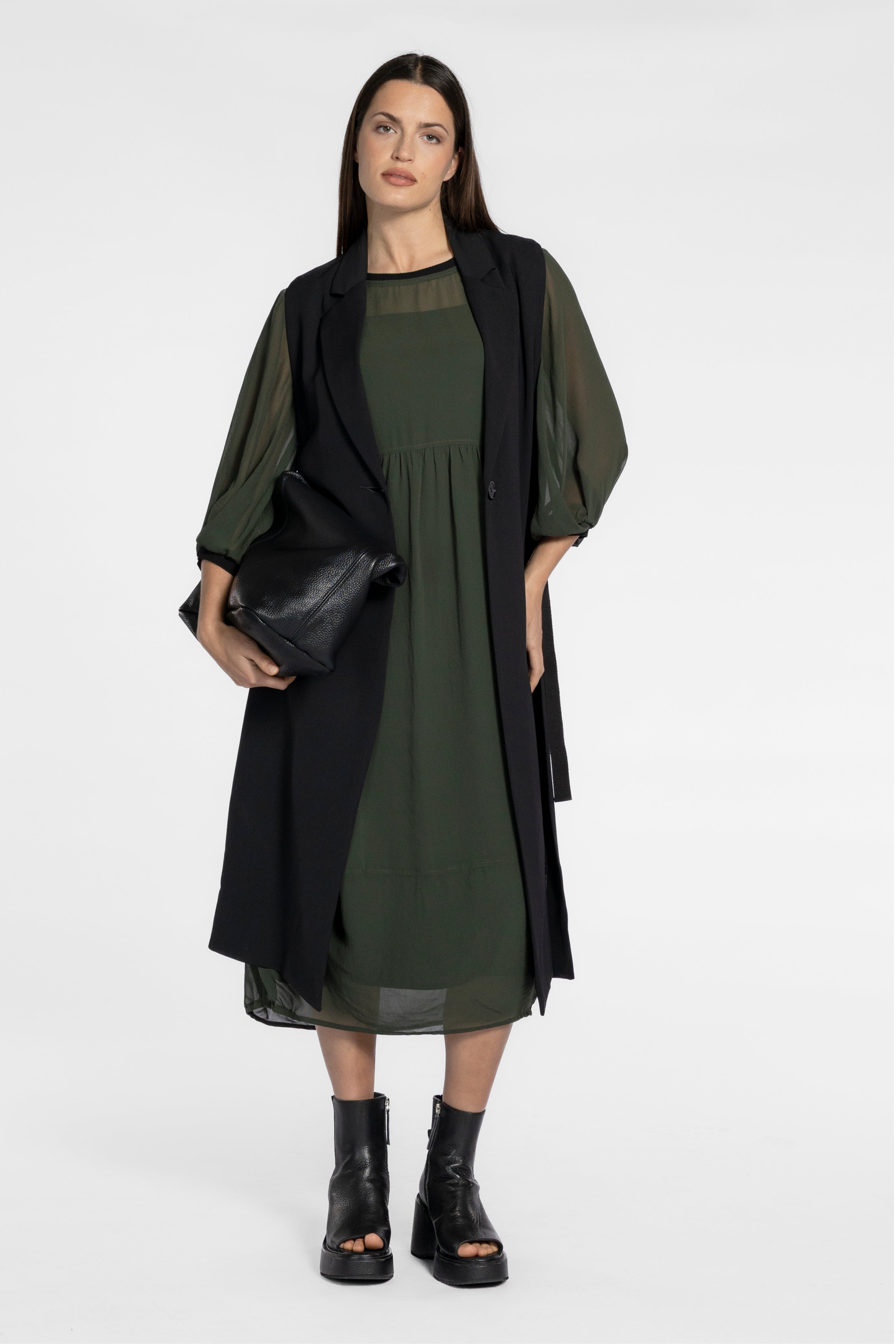 Lucien Bubble Hem Dress