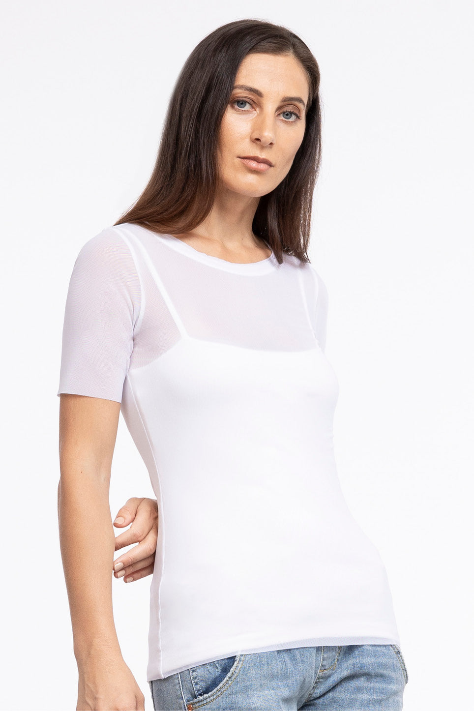 Lychee Mesh Top