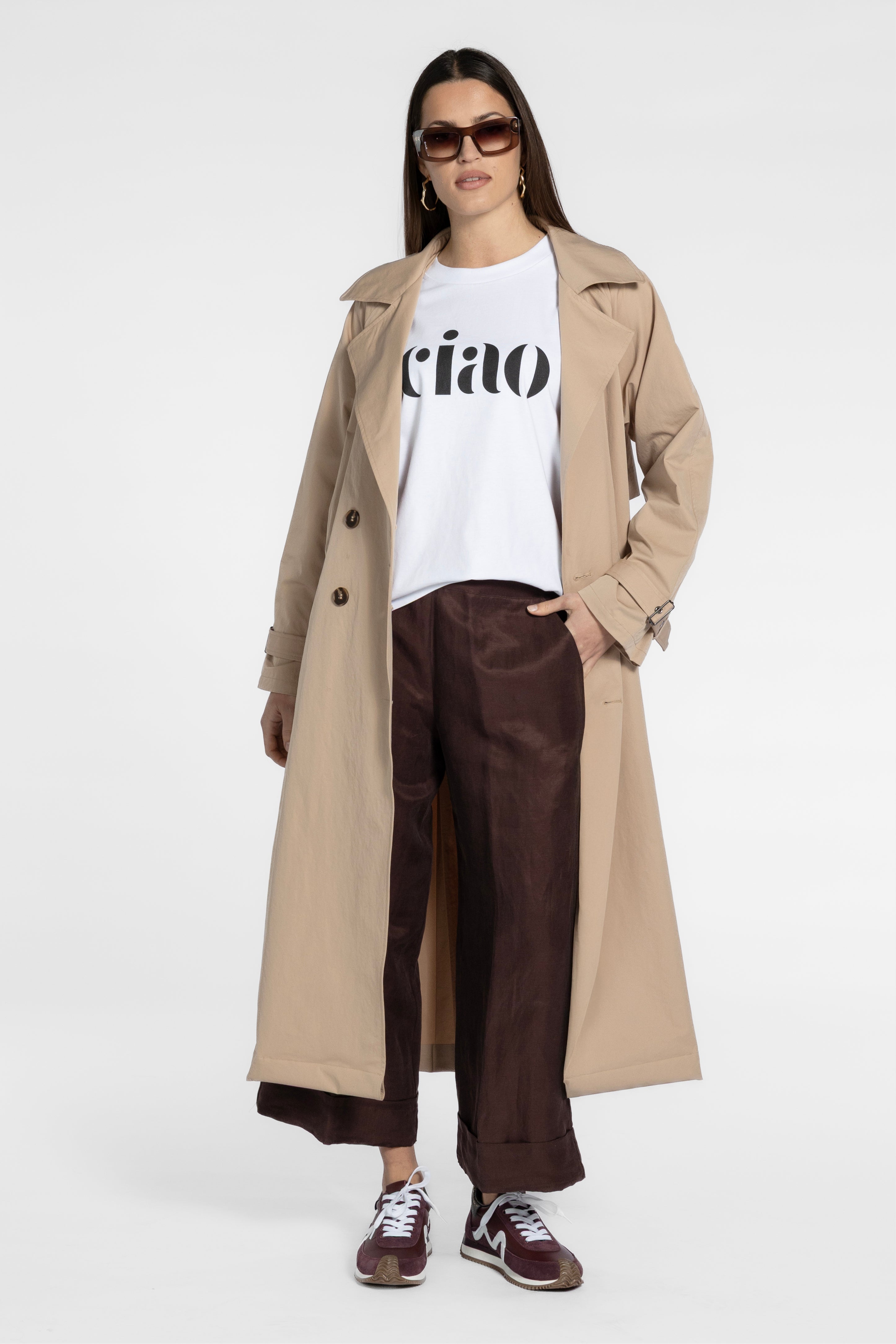 Lyndsy Wide Leg Cropped Pant