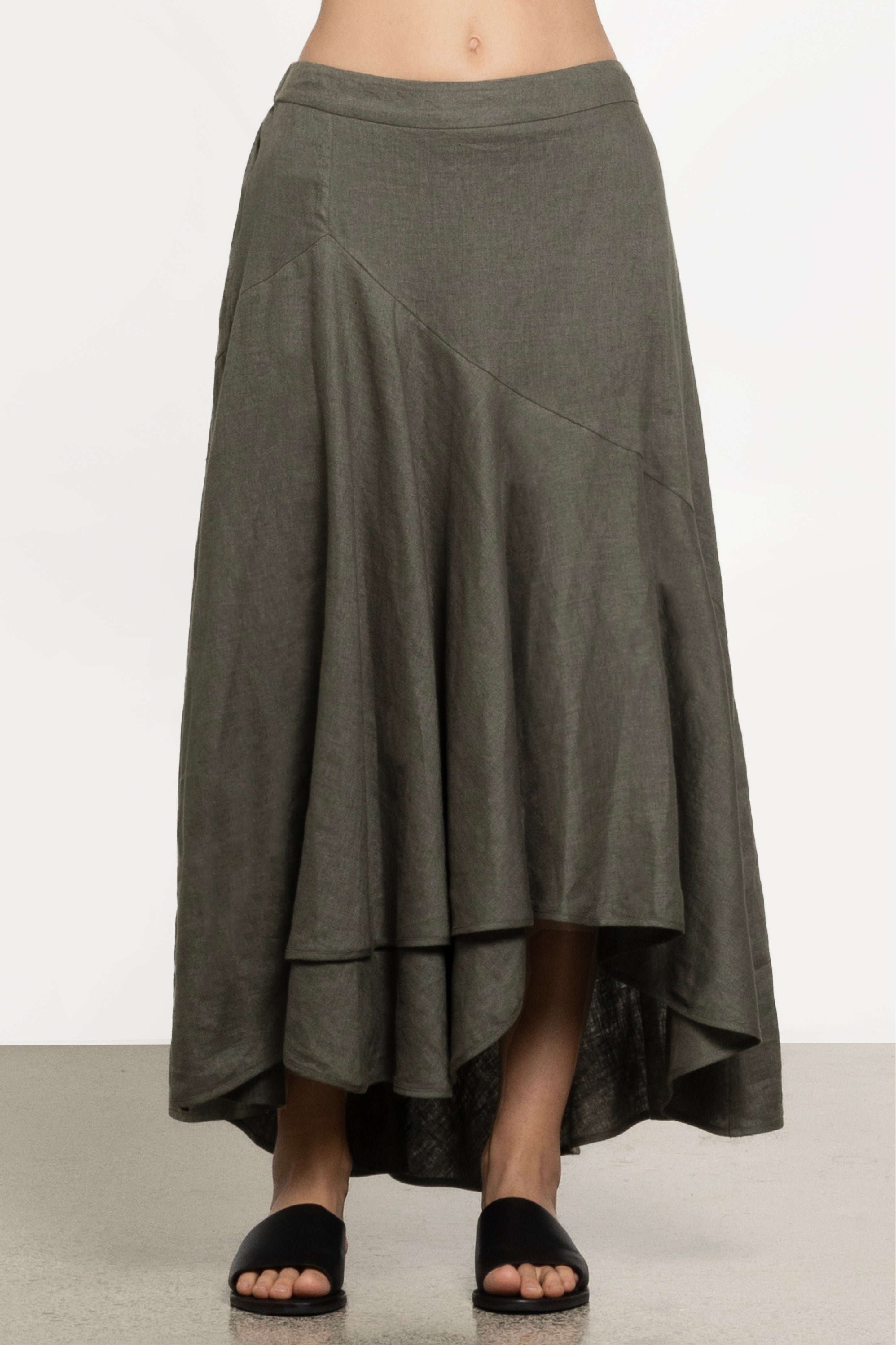 Lynn Linen Skirt