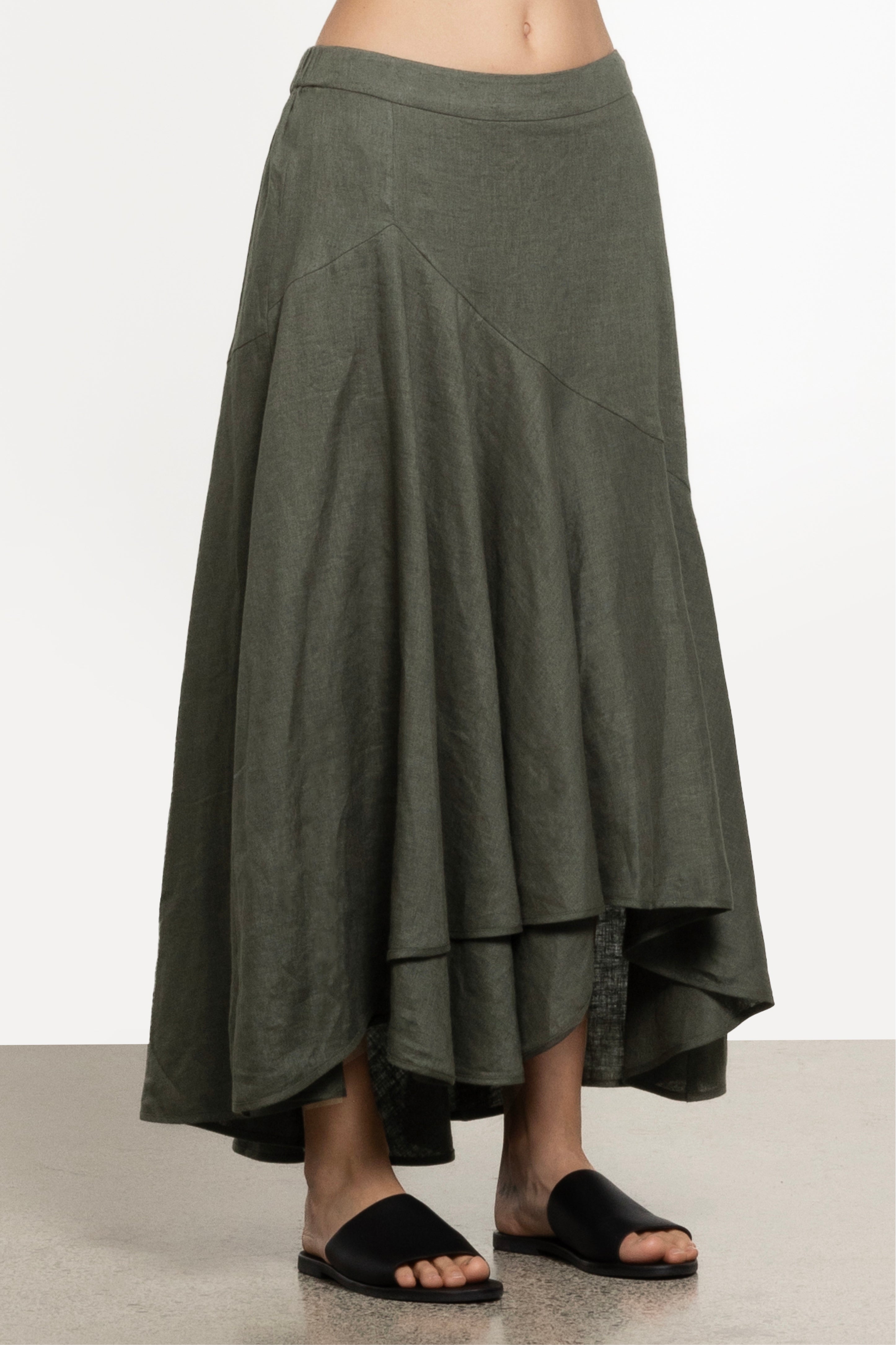 Lynn Linen Skirt