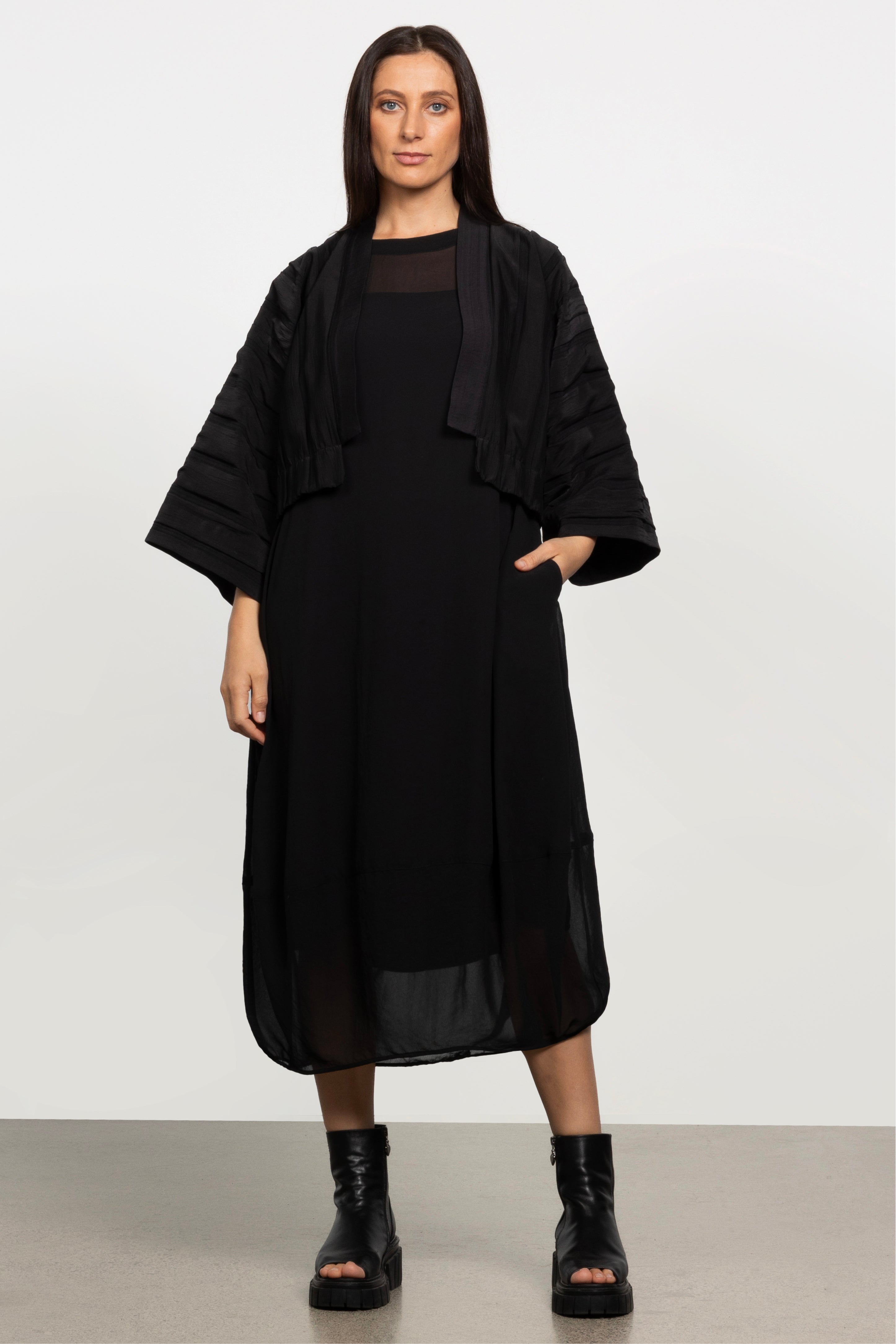 Maison Chiffon Midi Dress