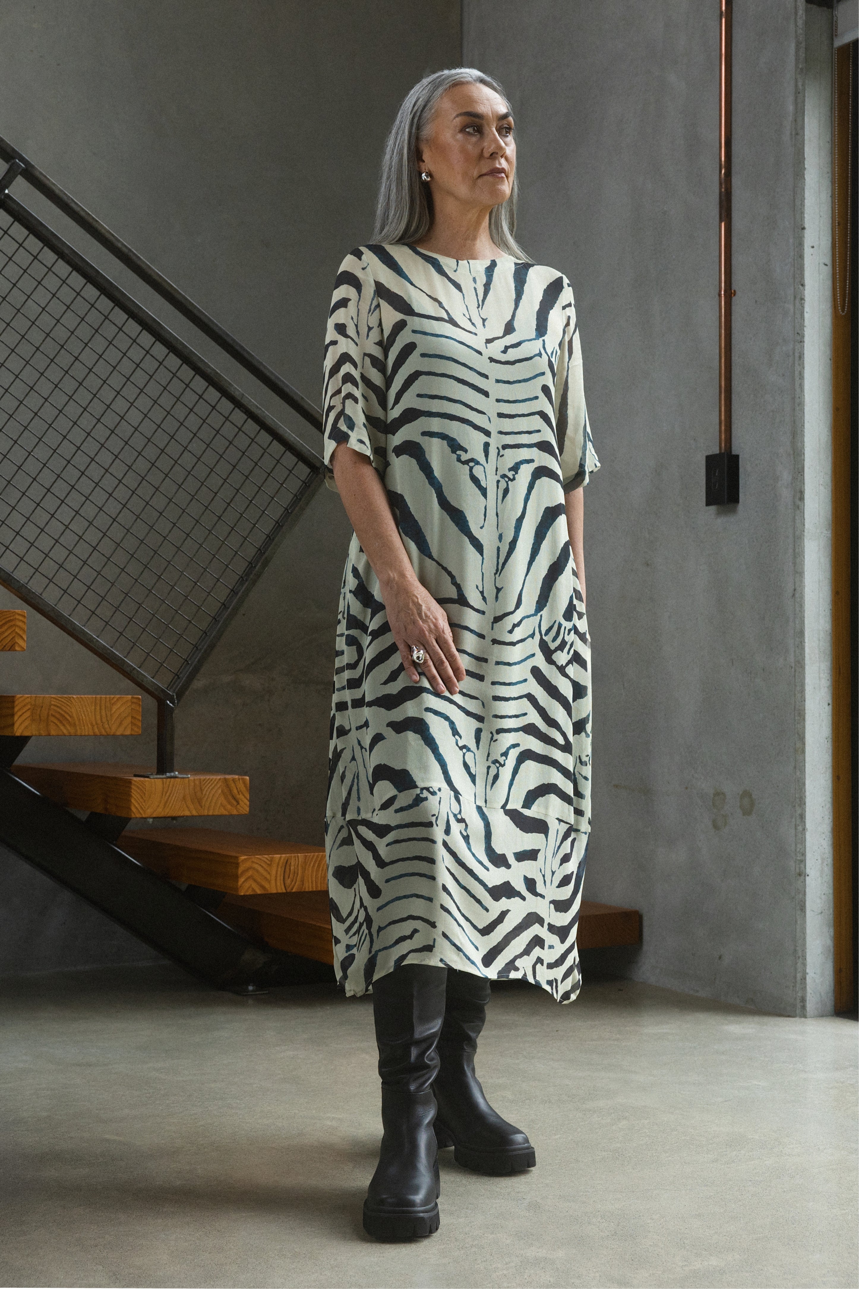 Maison Midi Dress With Slip