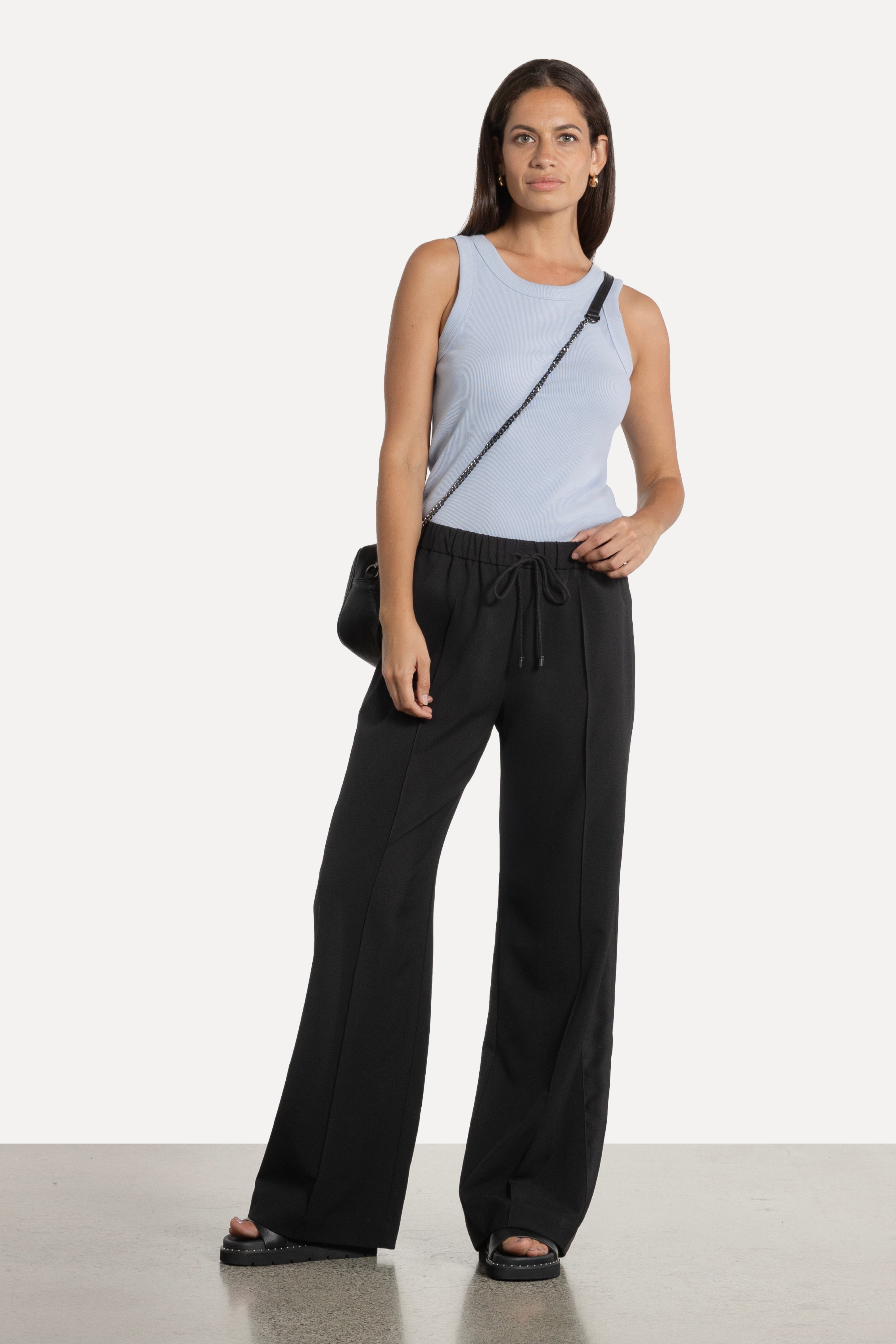 Maverick Wide Leg Side Stripe Pant