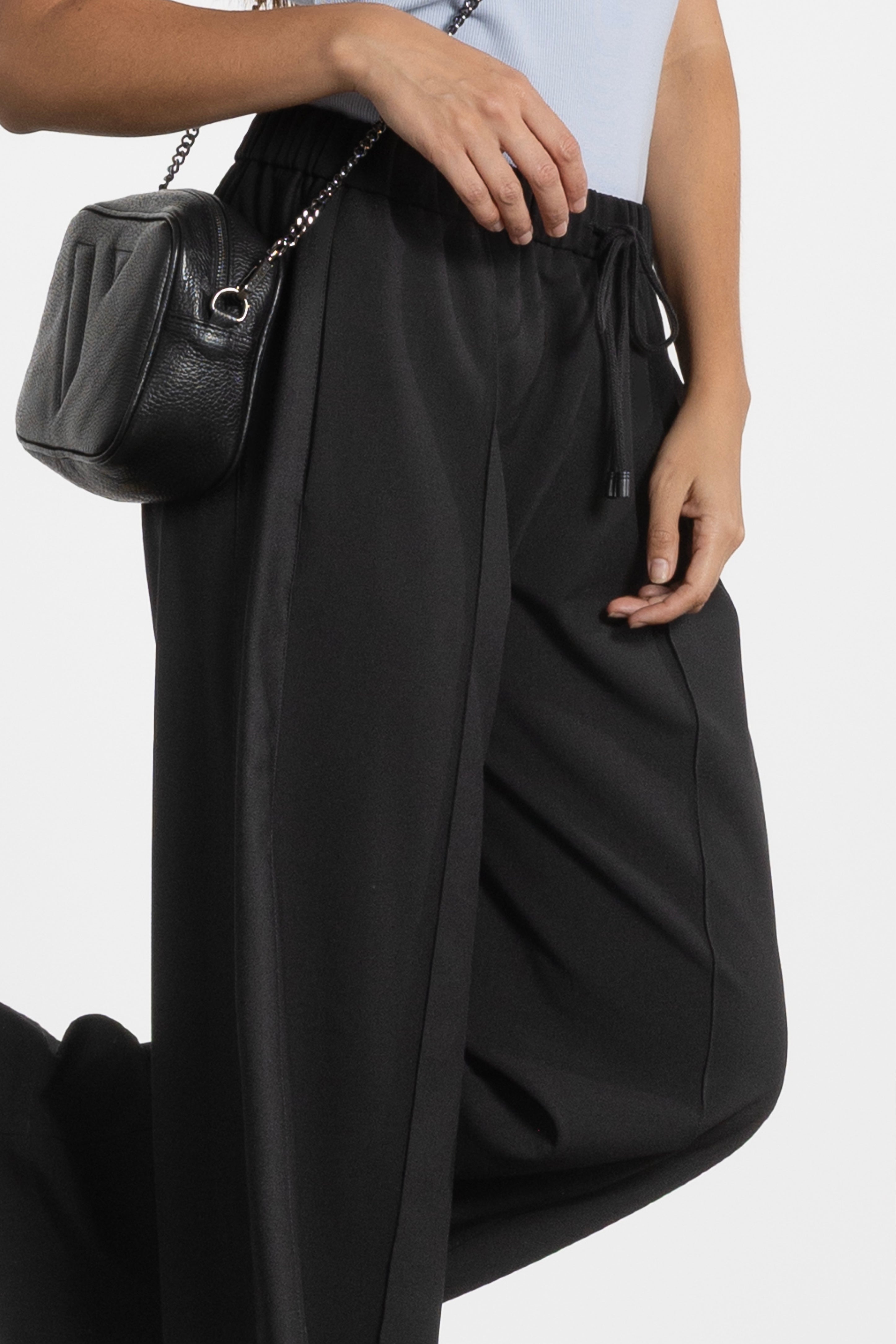 Maverick Wide Leg Side Stripe Pant