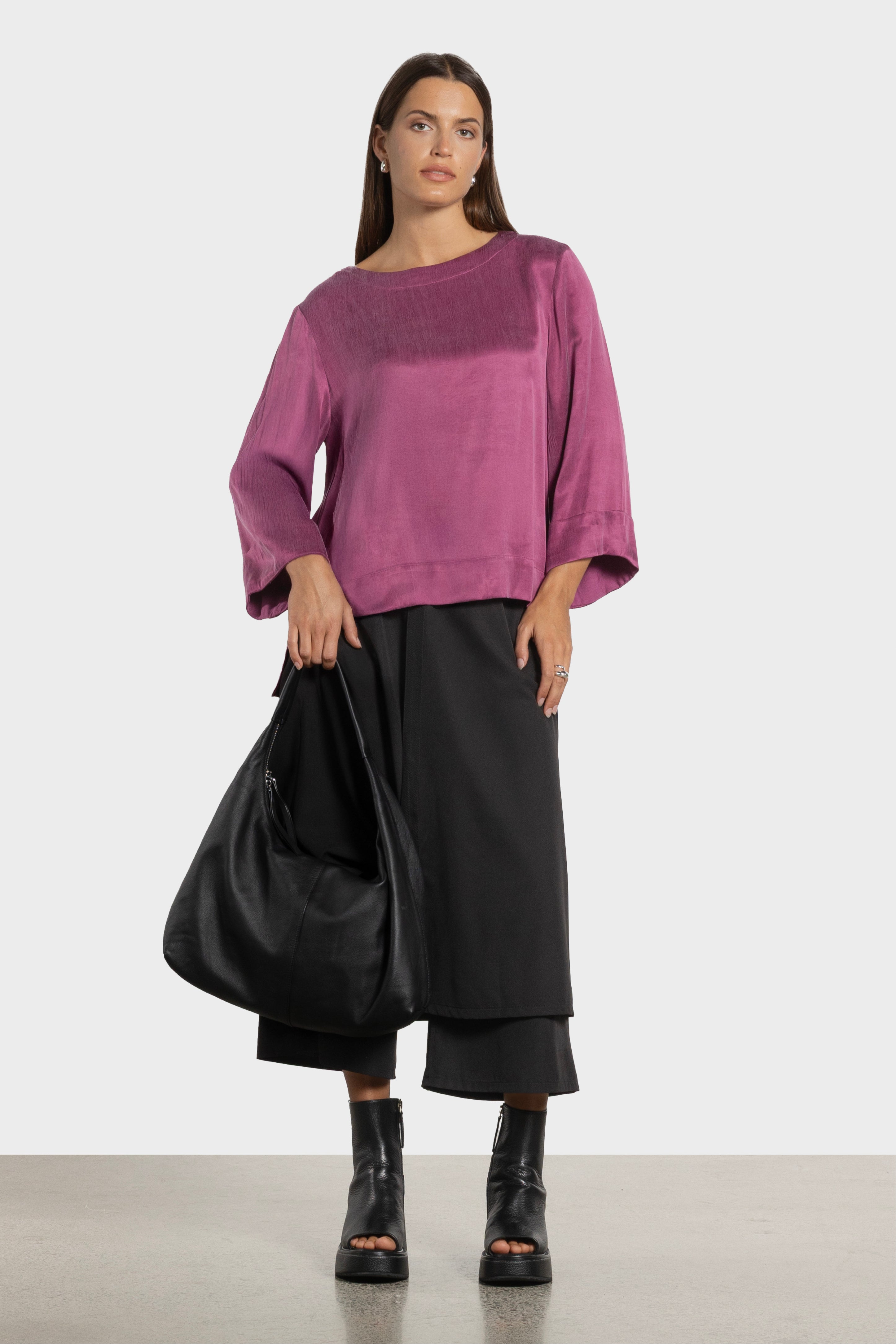 Merlot Long Sleeve Top