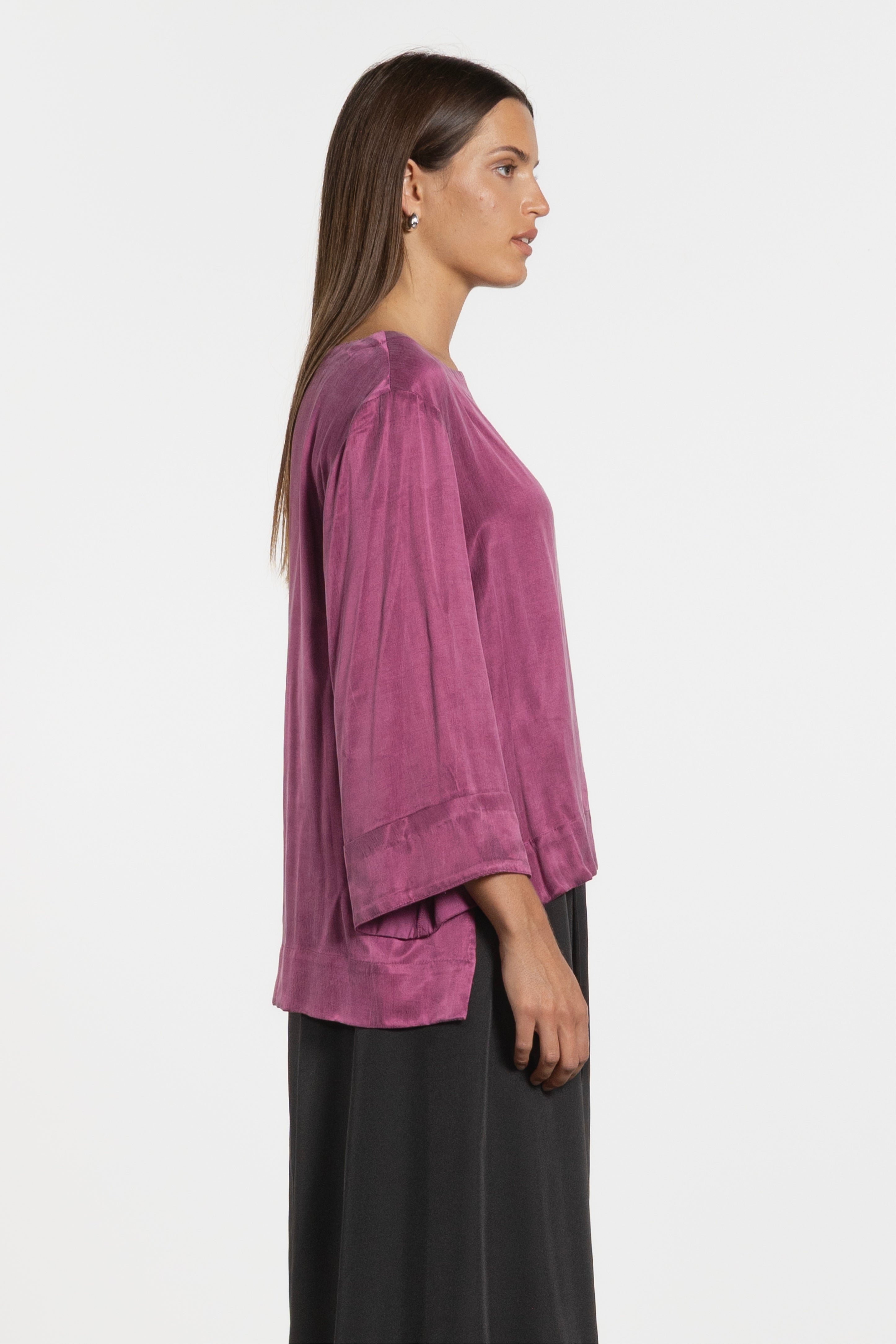 Merlot Long Sleeve Top