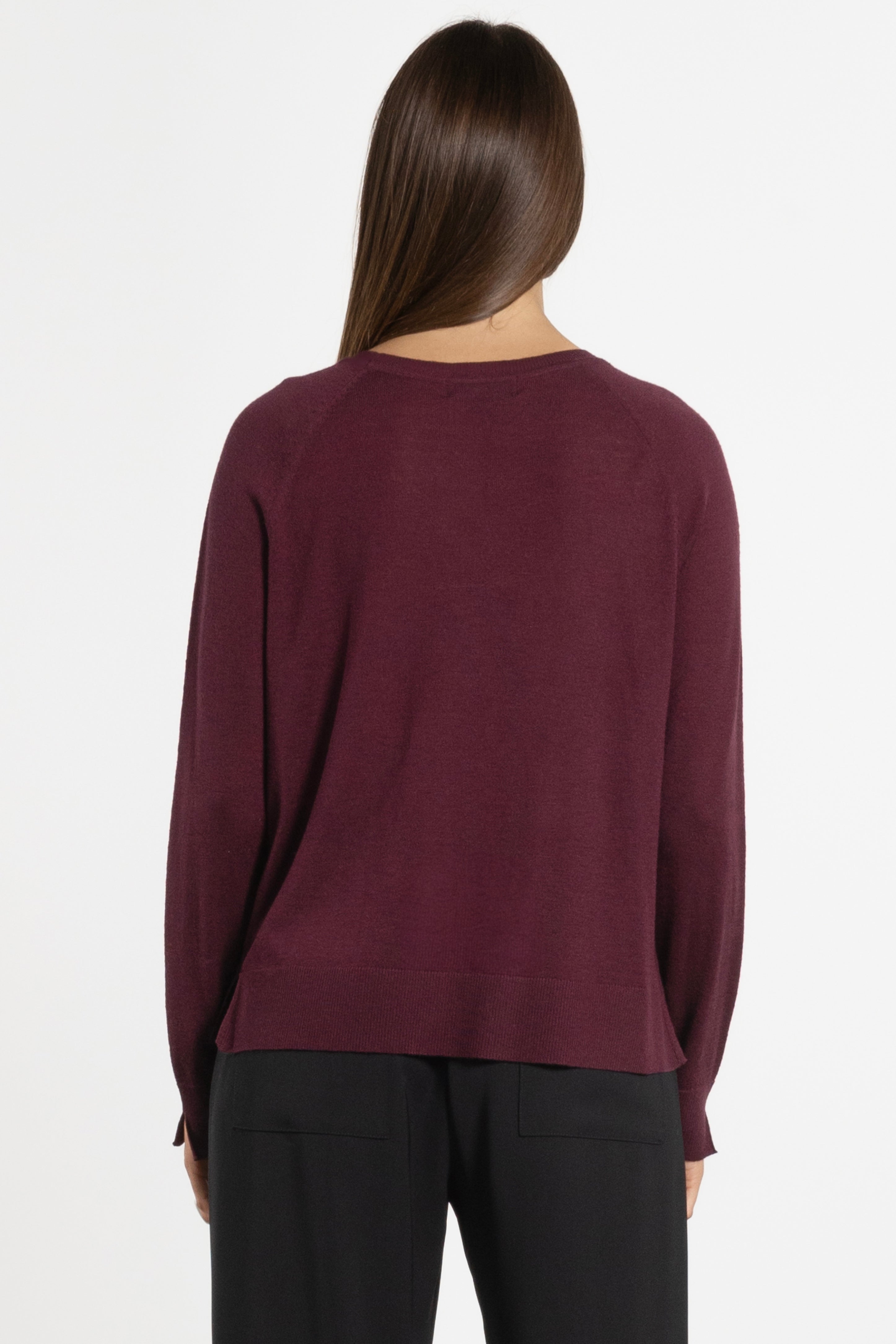 Micah Wool & Silk Knit Top