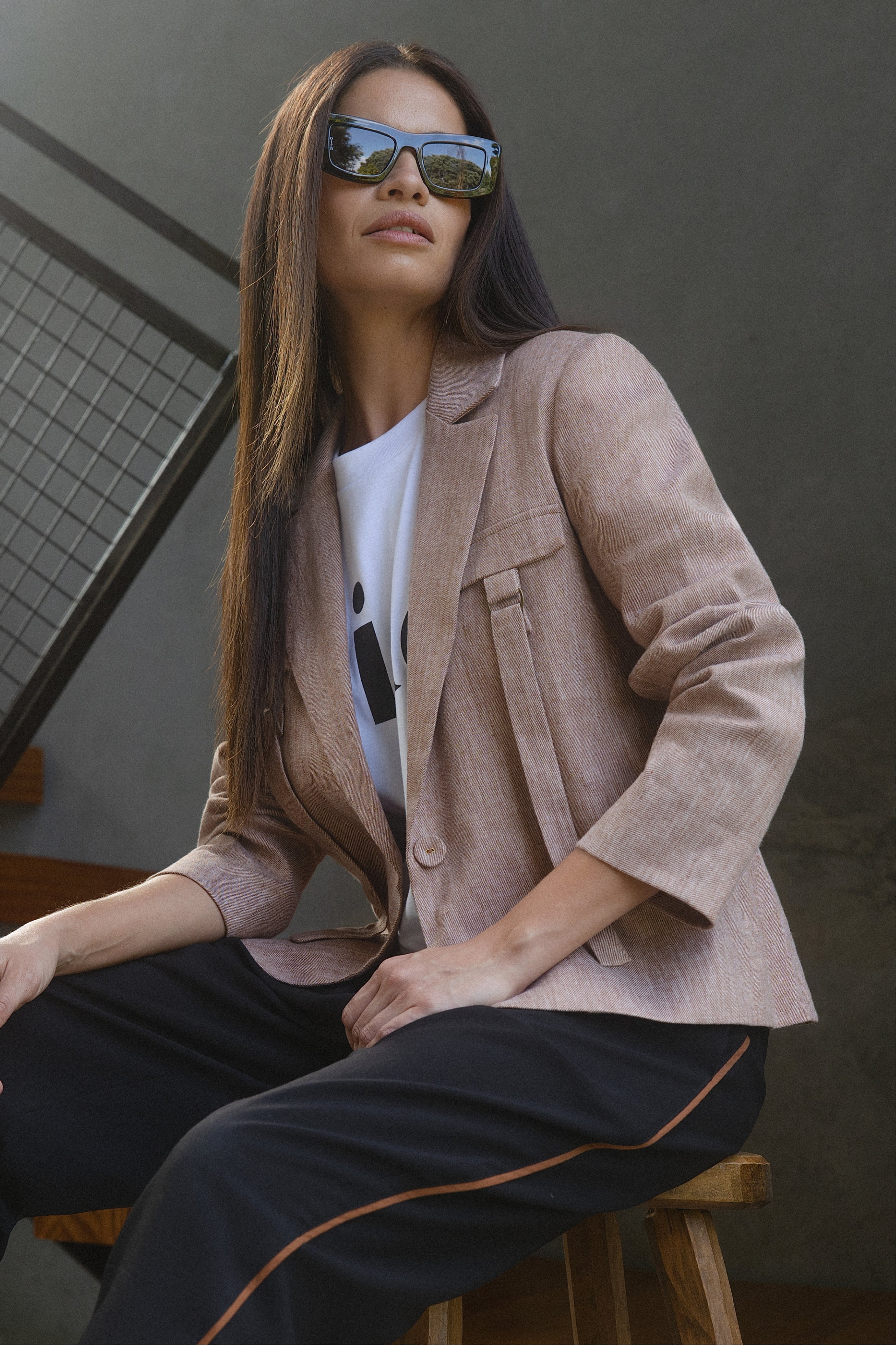 Moni Linen Blend Jacket