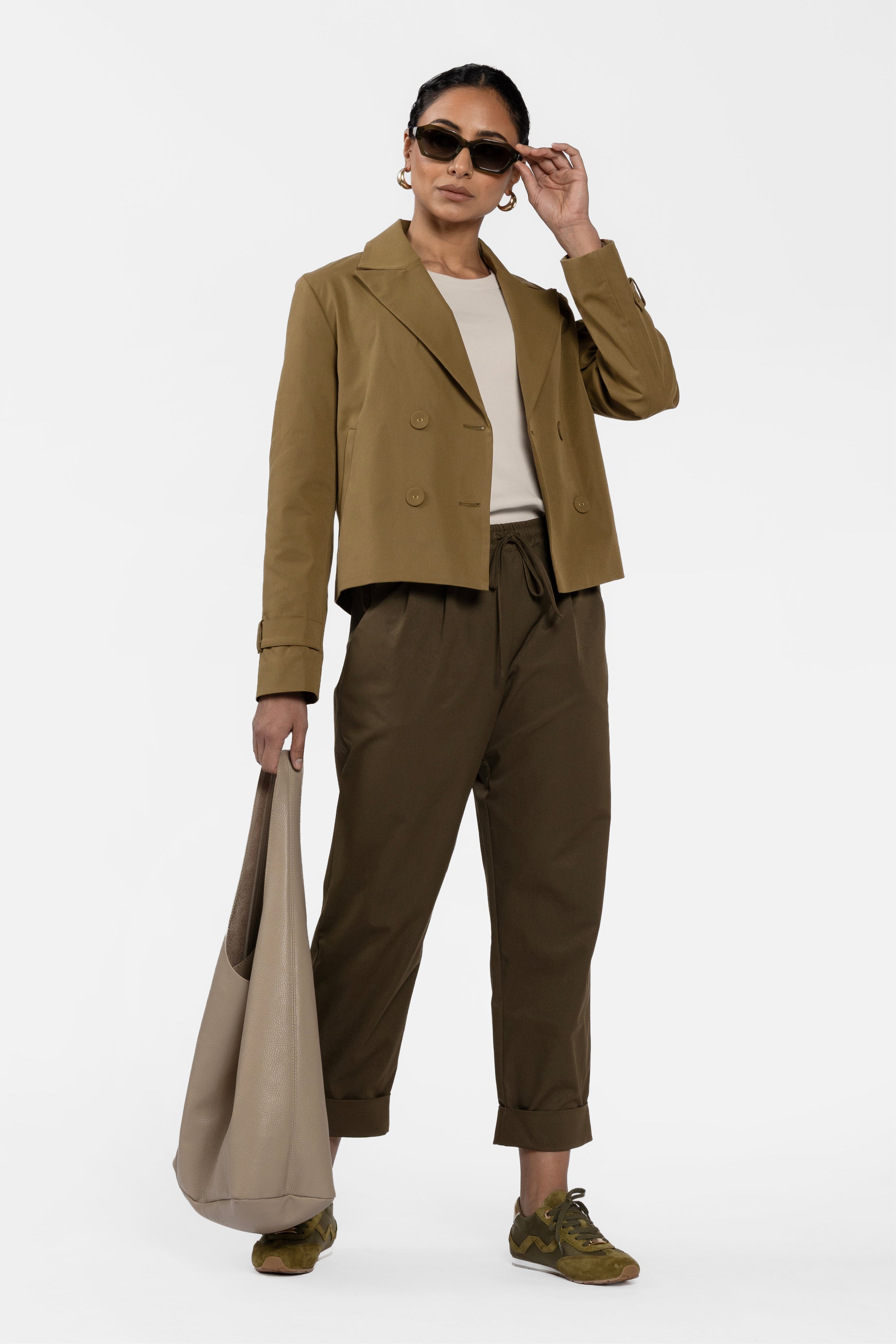 Omega Tapered Rolled Cuff Pant