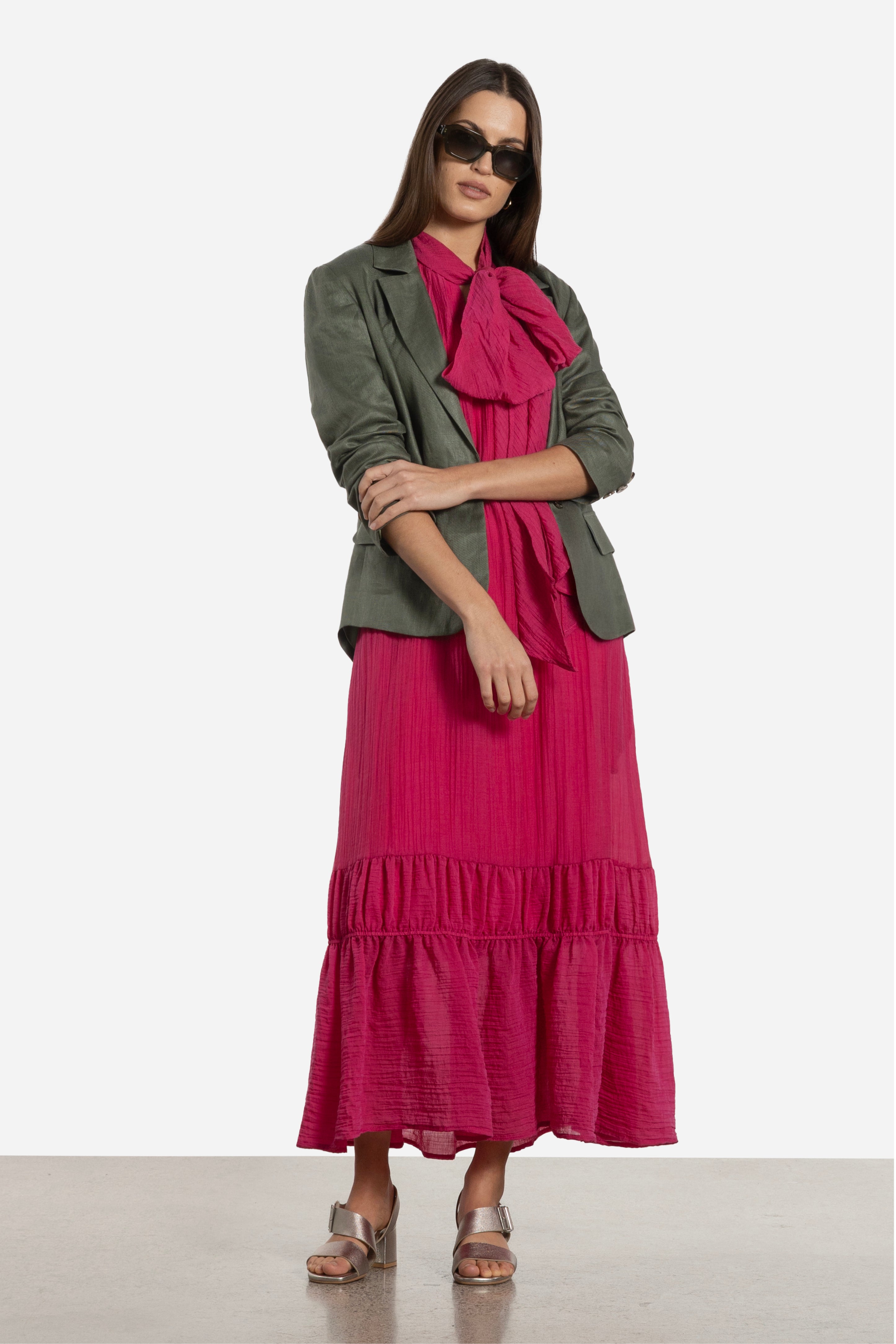 Orson Sleeveless Tiered Hem Dress