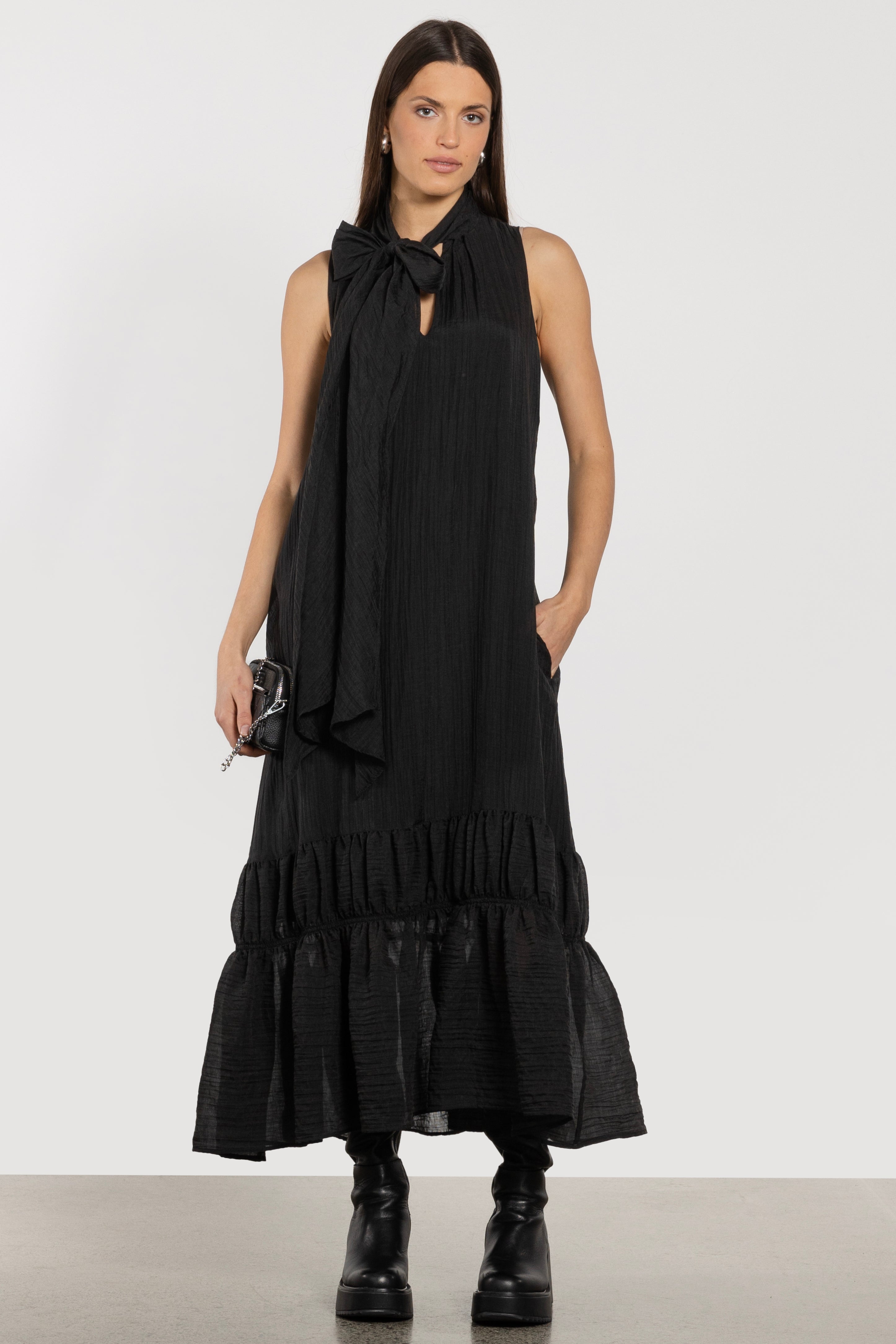 Orson Sleeveless Tiered Hem Dress