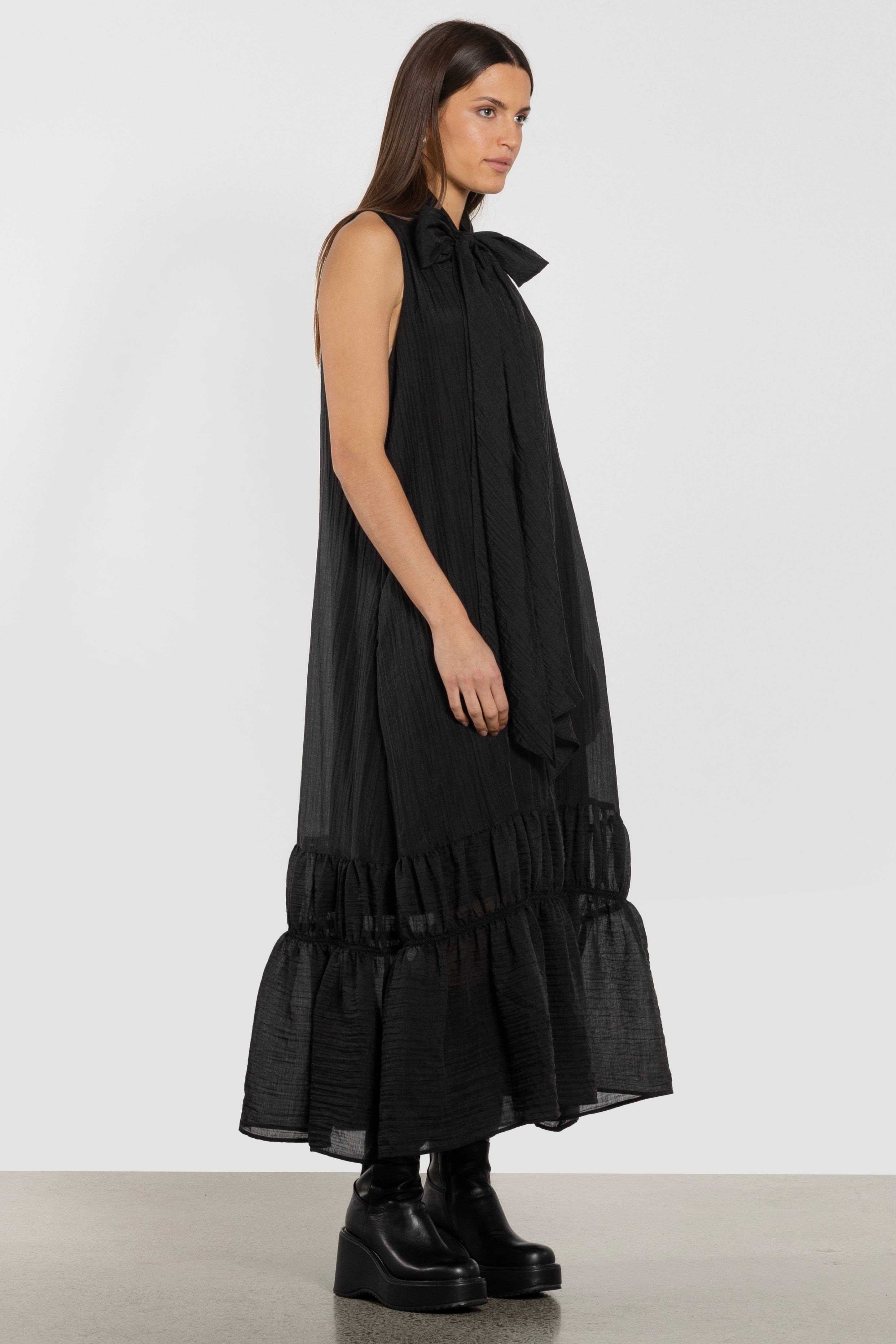 Orson Sleeveless Tiered Hem Dress