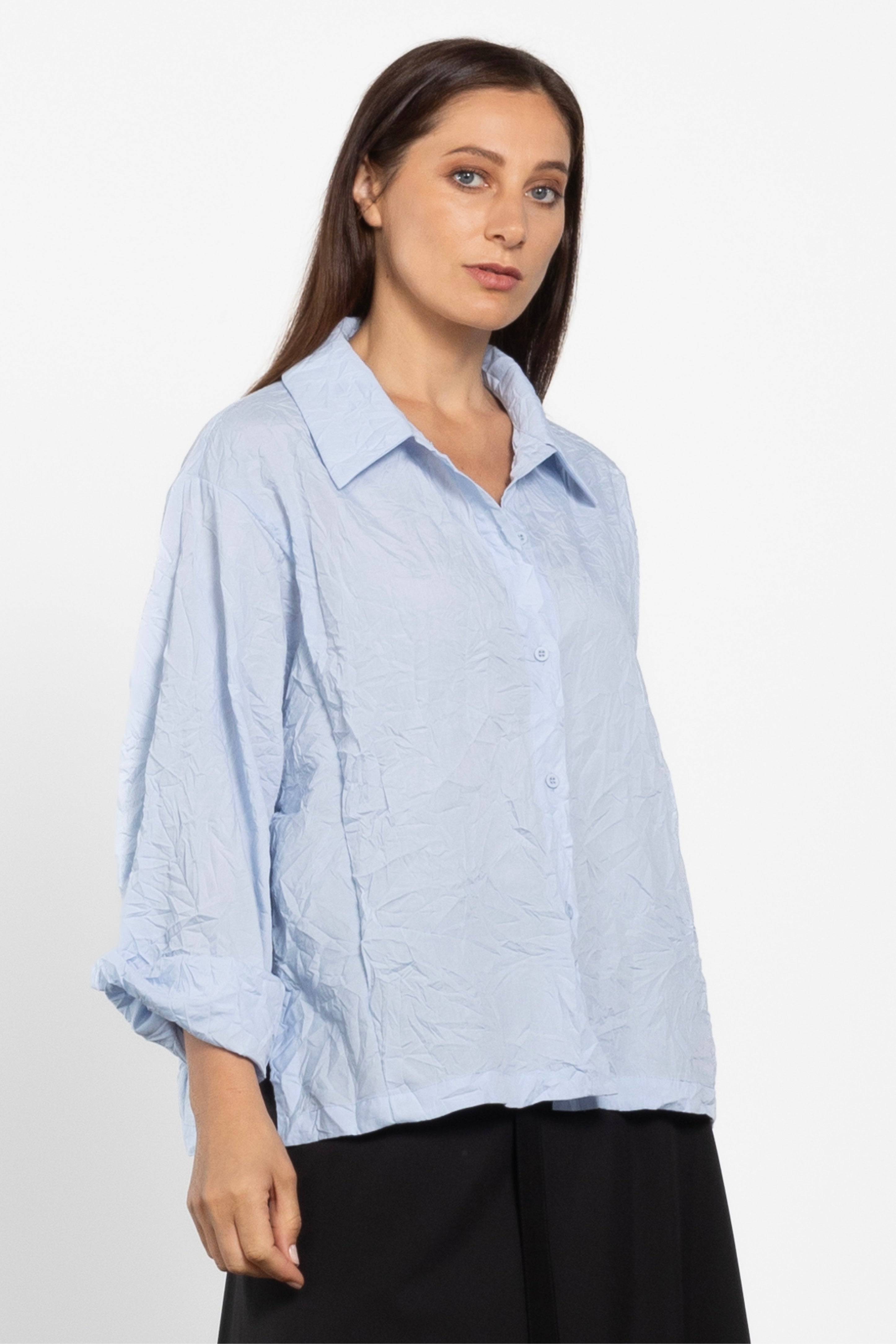 Rocco Crush Pleated Shirt