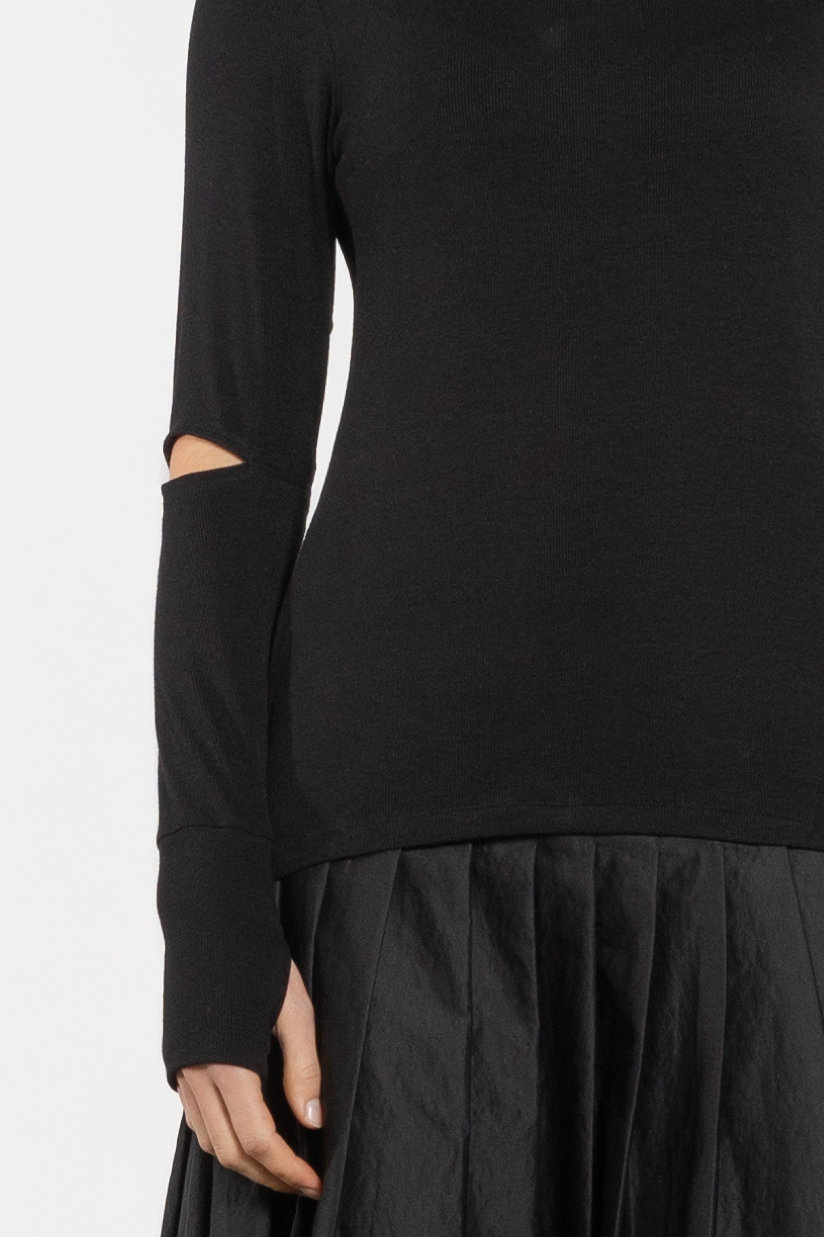Roland Long Sleeve Rib Top
