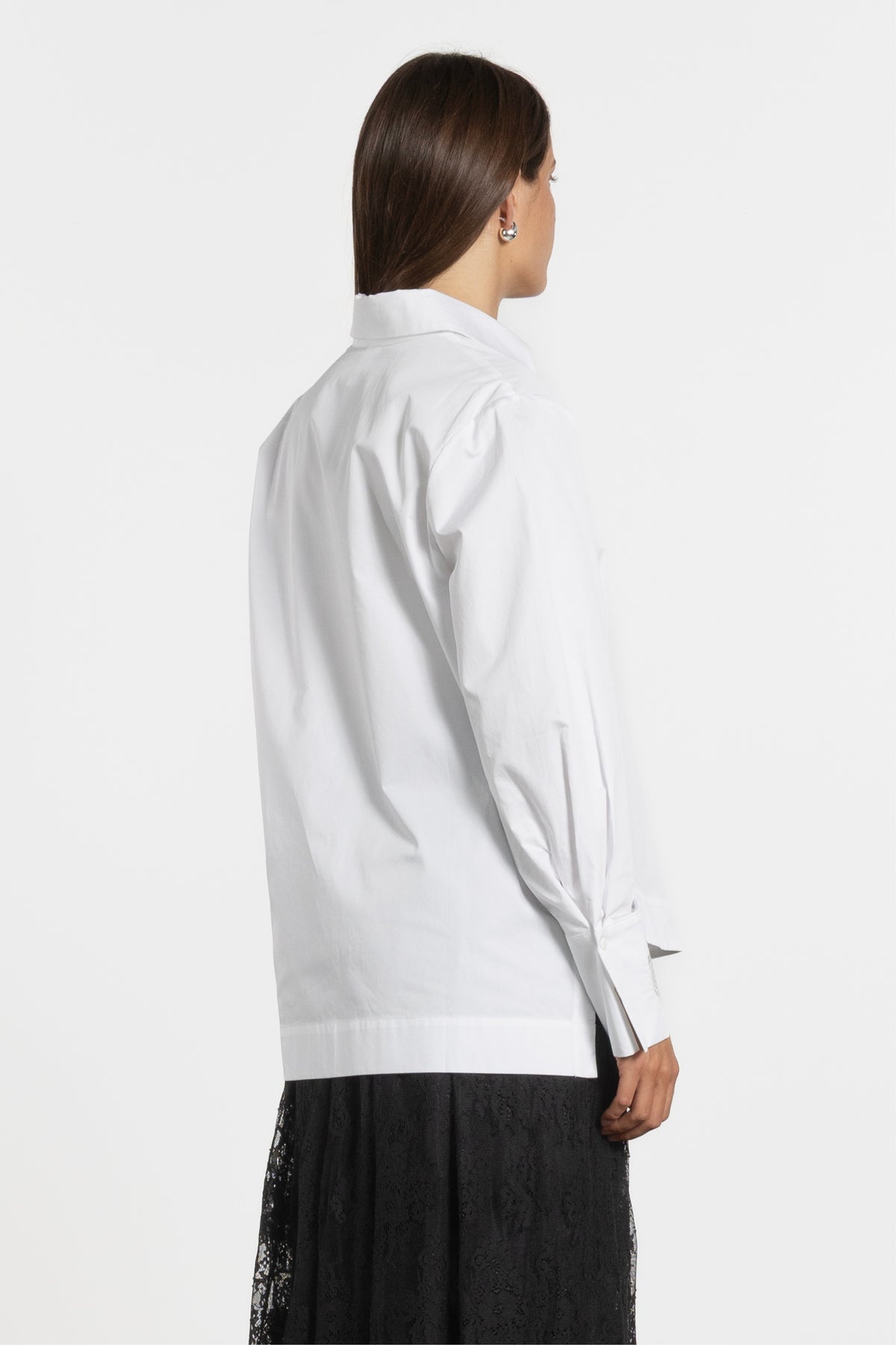 Roza Curved Hem Shirt