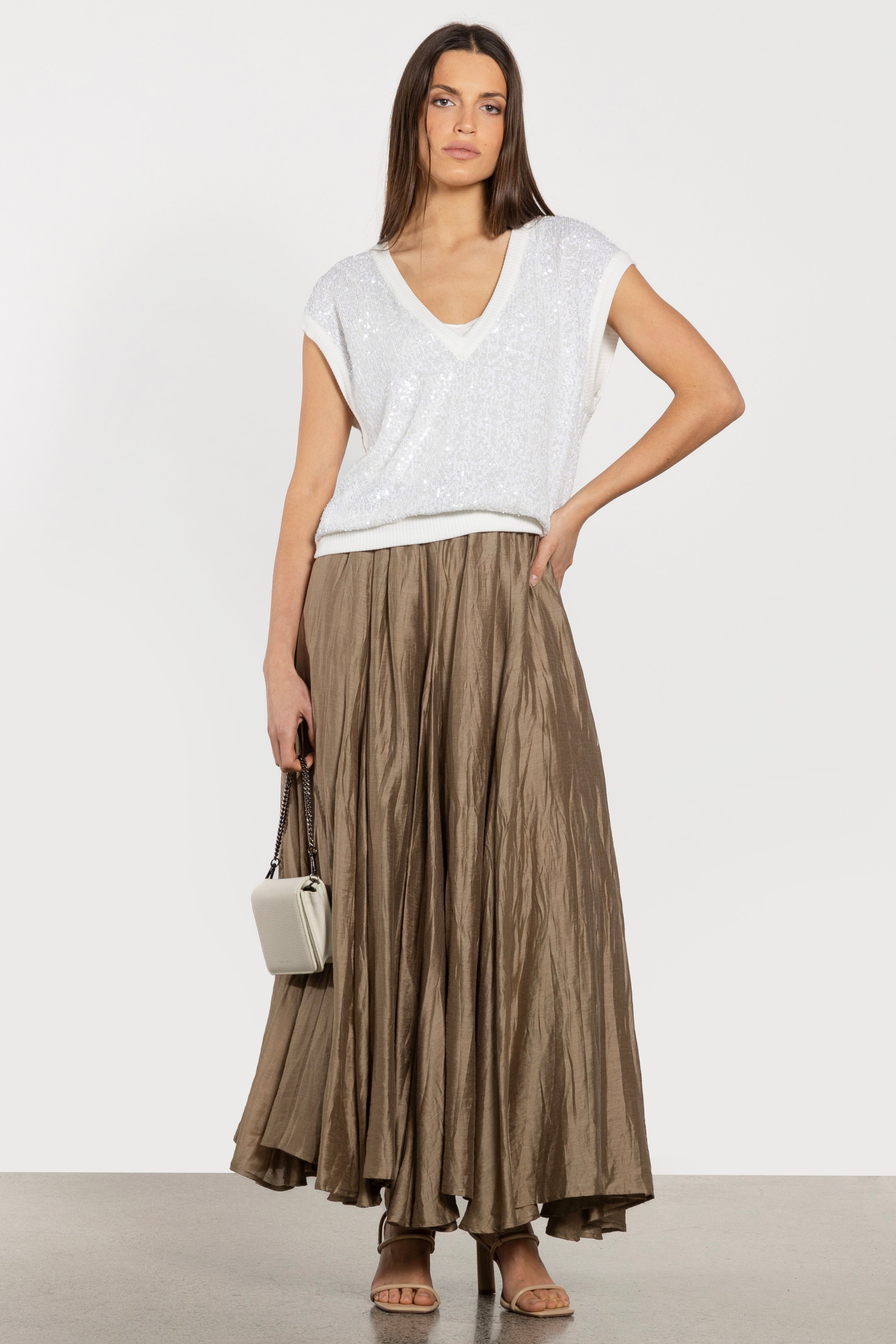 Sass Sequin Vest