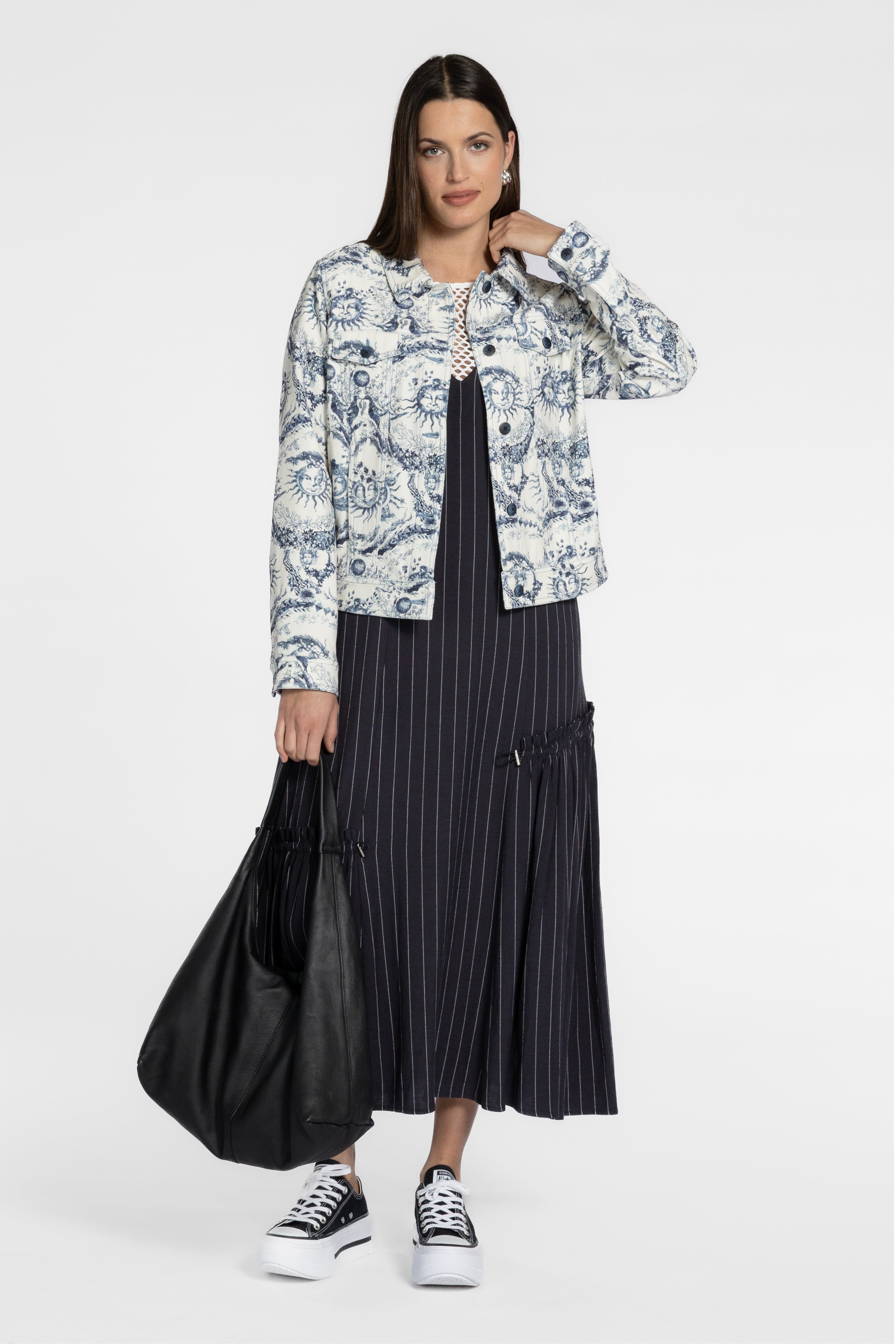 Simona Asymmetrical Gathered Dress