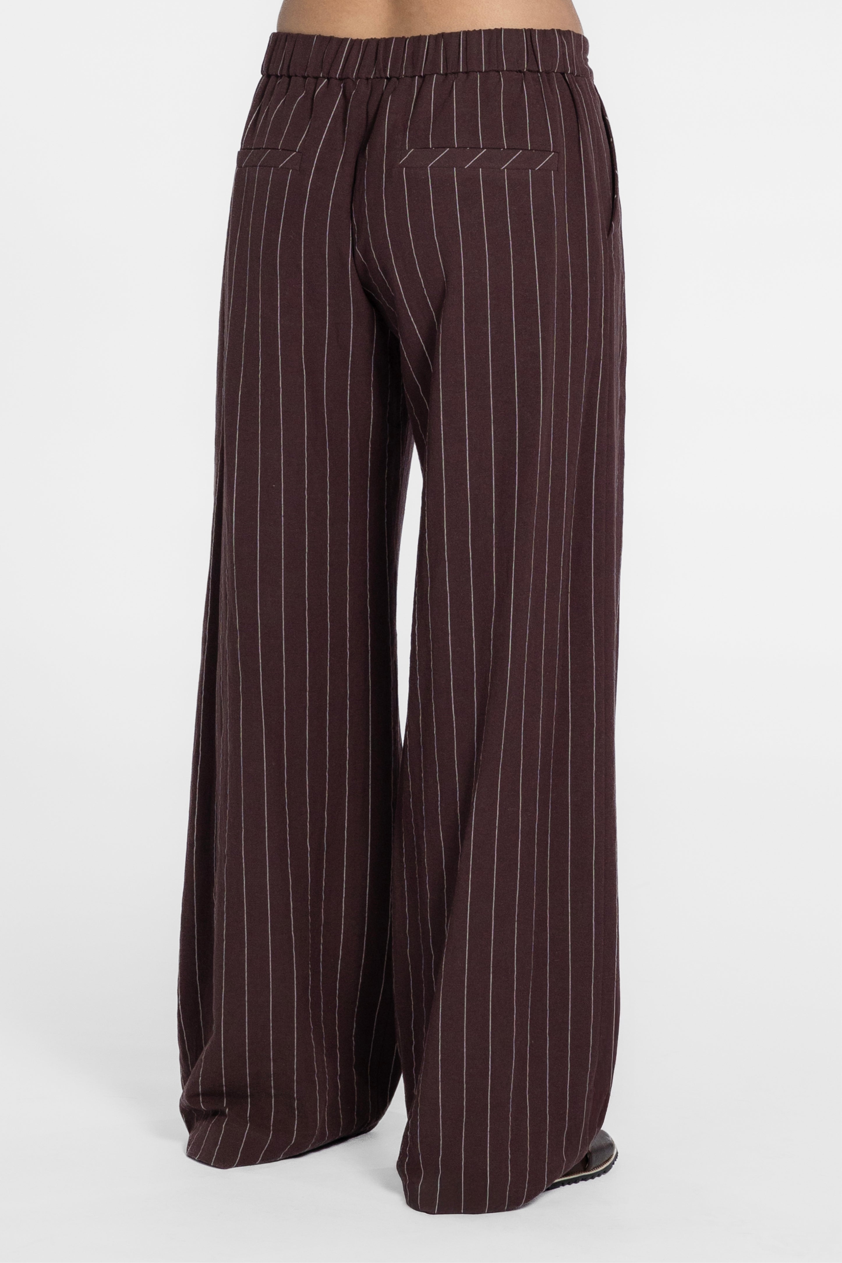 Solene Wide Leg Stripe Pant