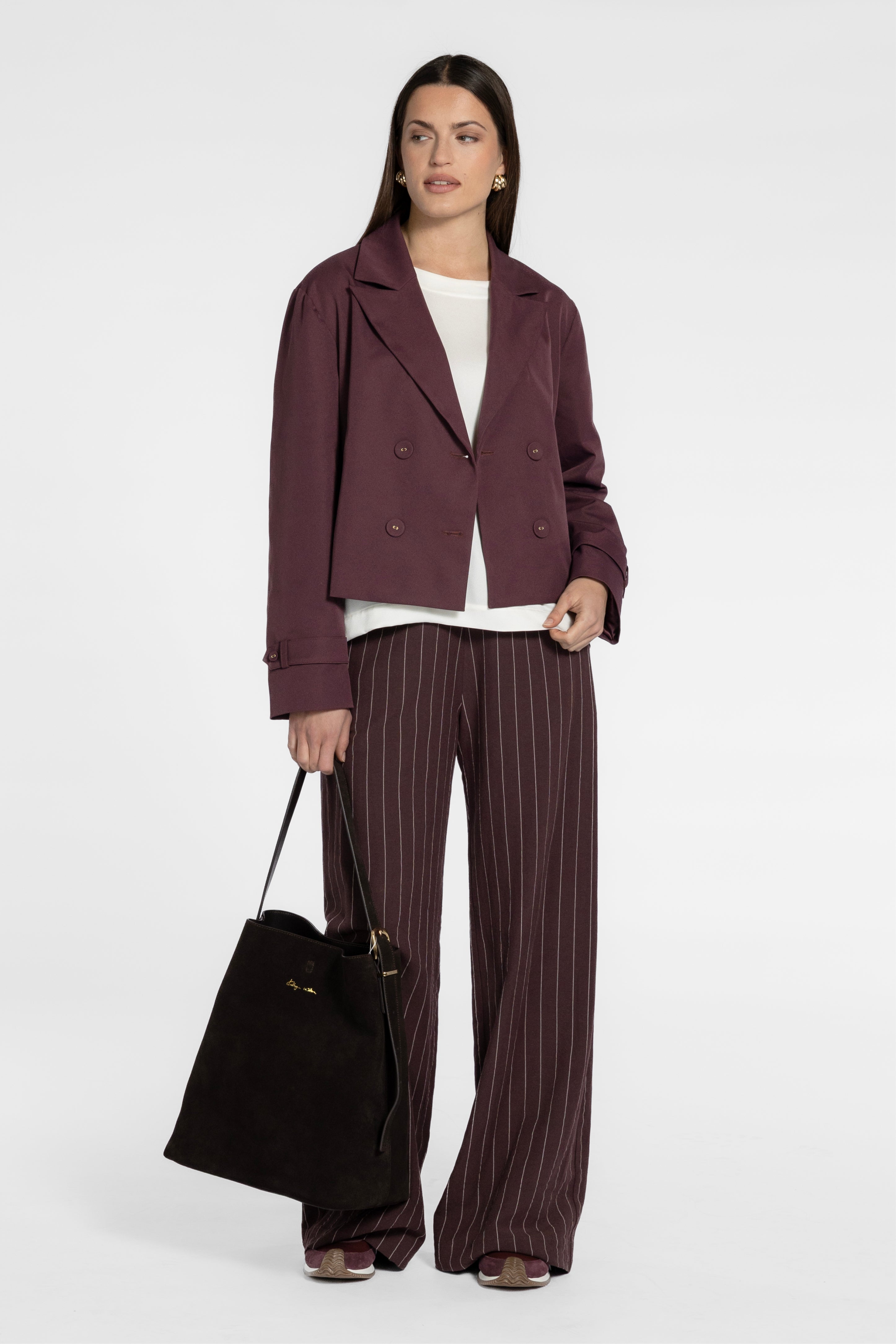 Solene Wide Leg Stripe Pant