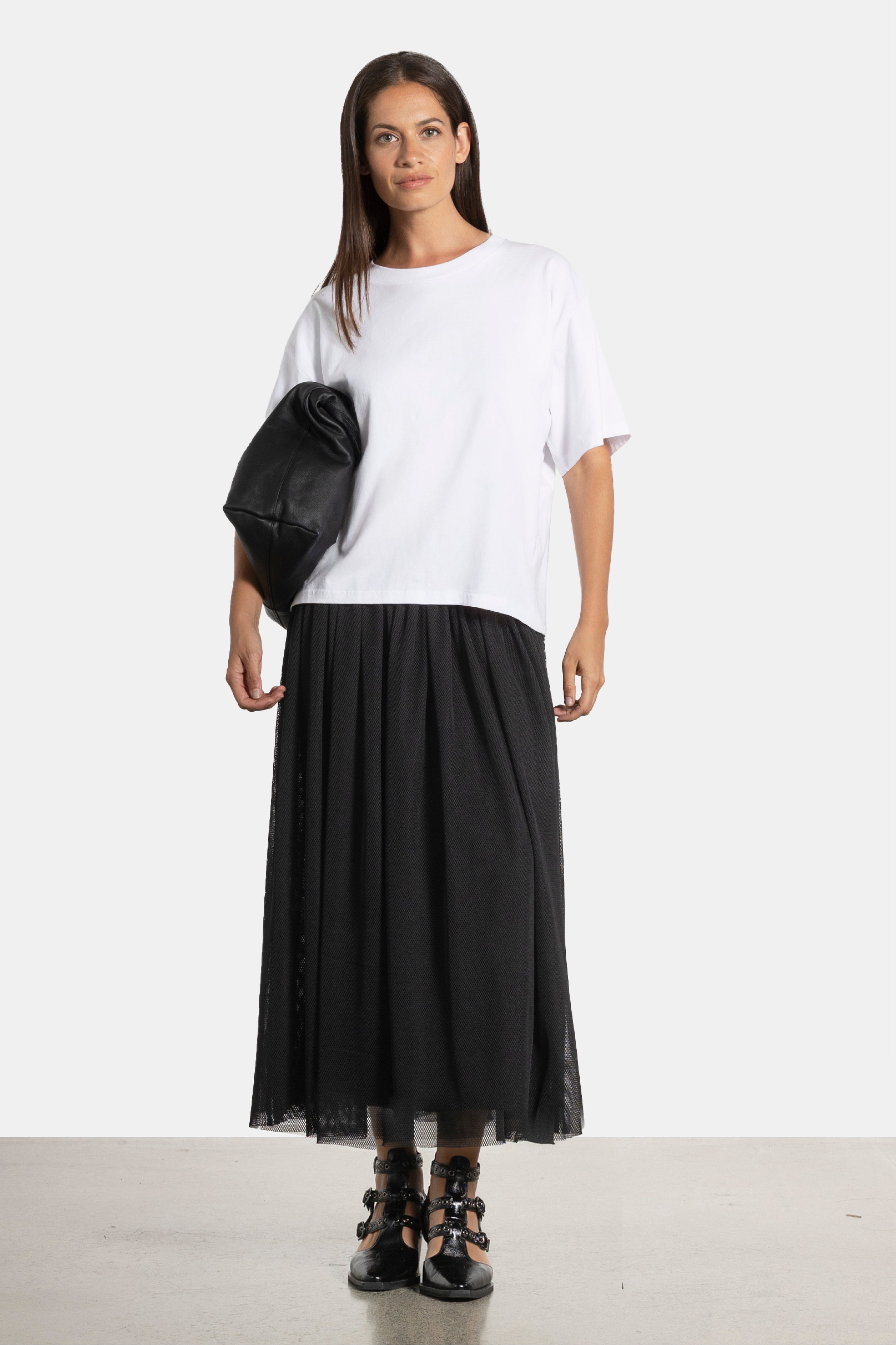 Speedy Mesh Layered Skirt