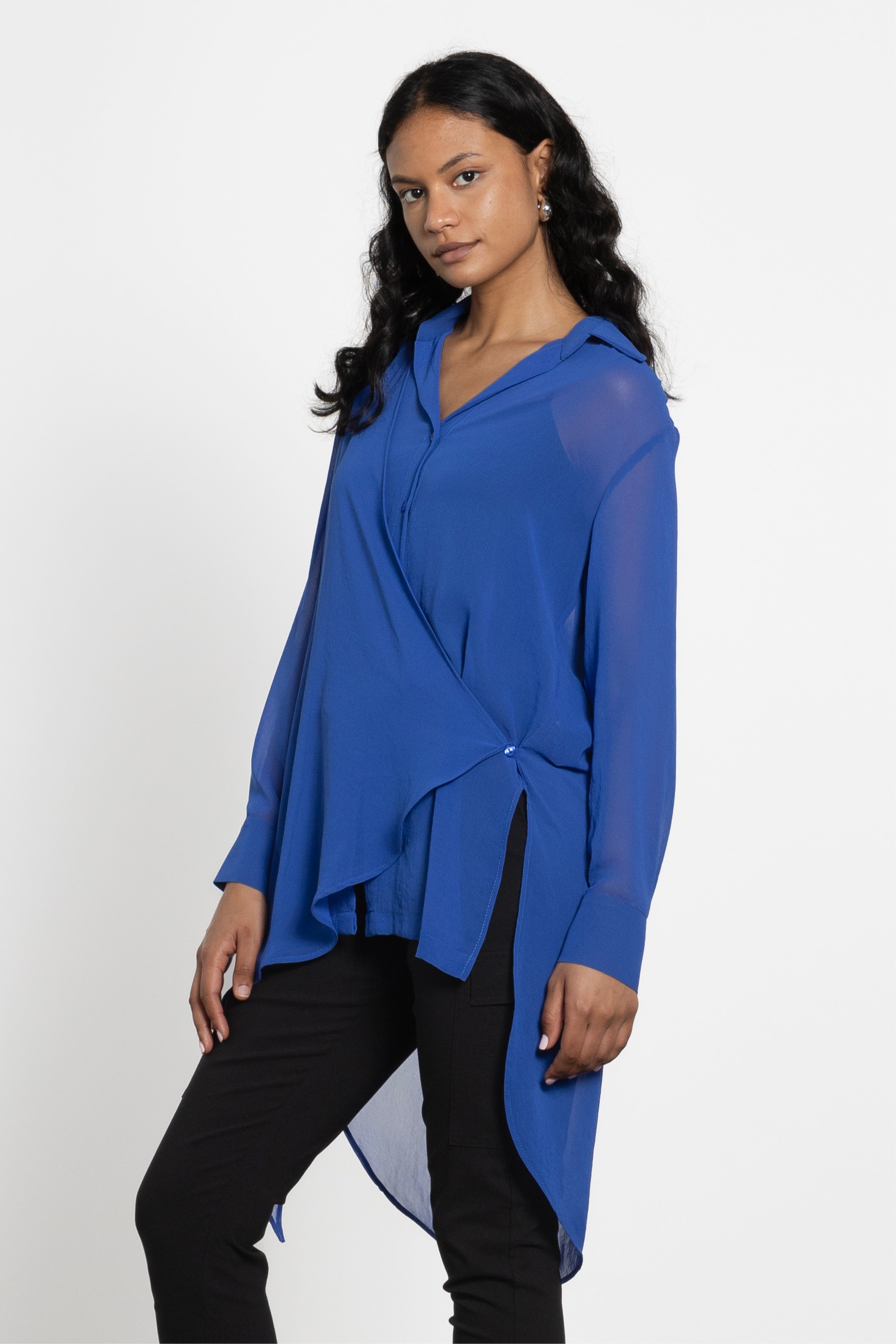 Tall Tails Long Sleeve Asymmetric Shirt