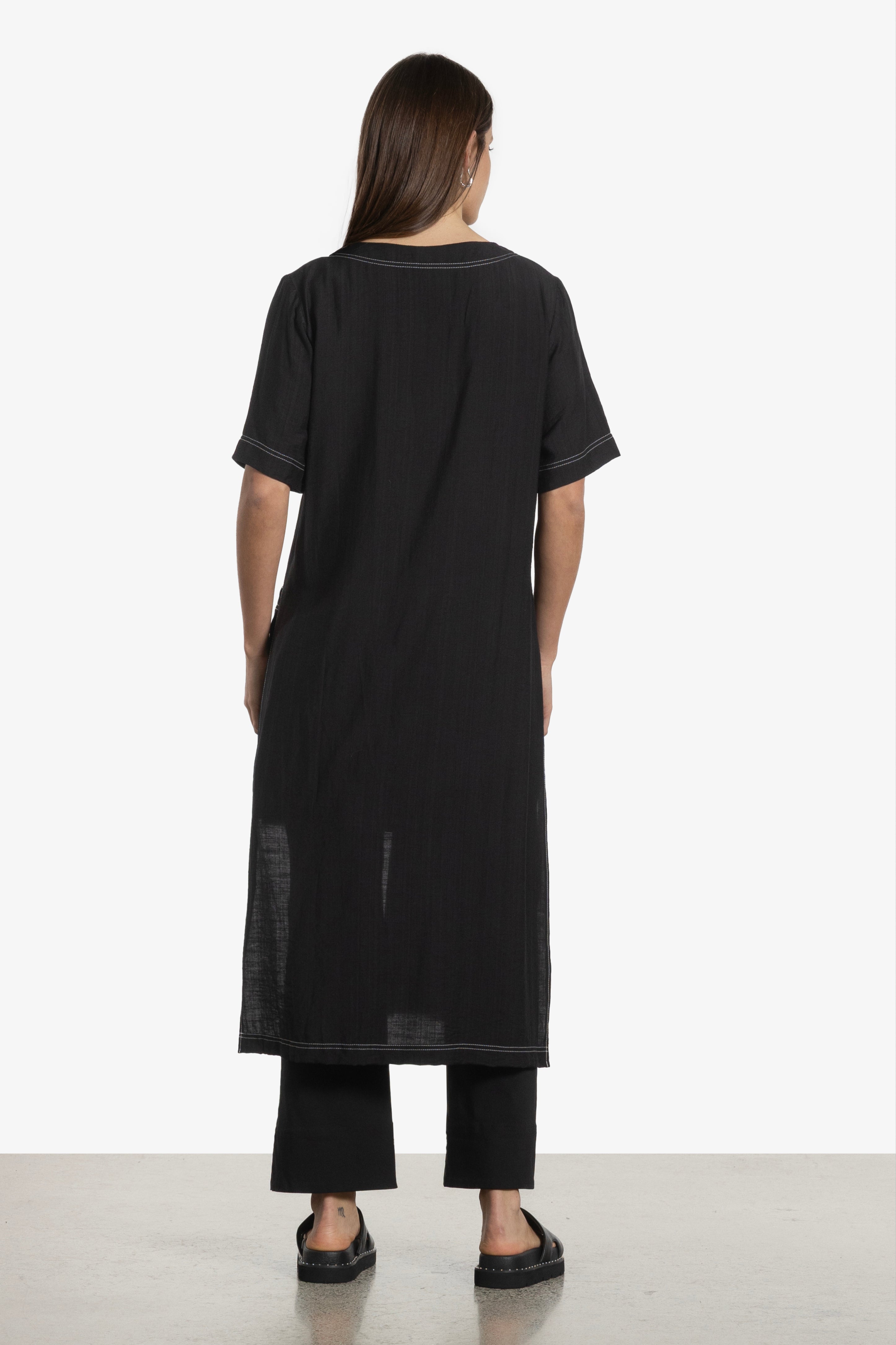 Volt Layered Hem Short Sleeve Top