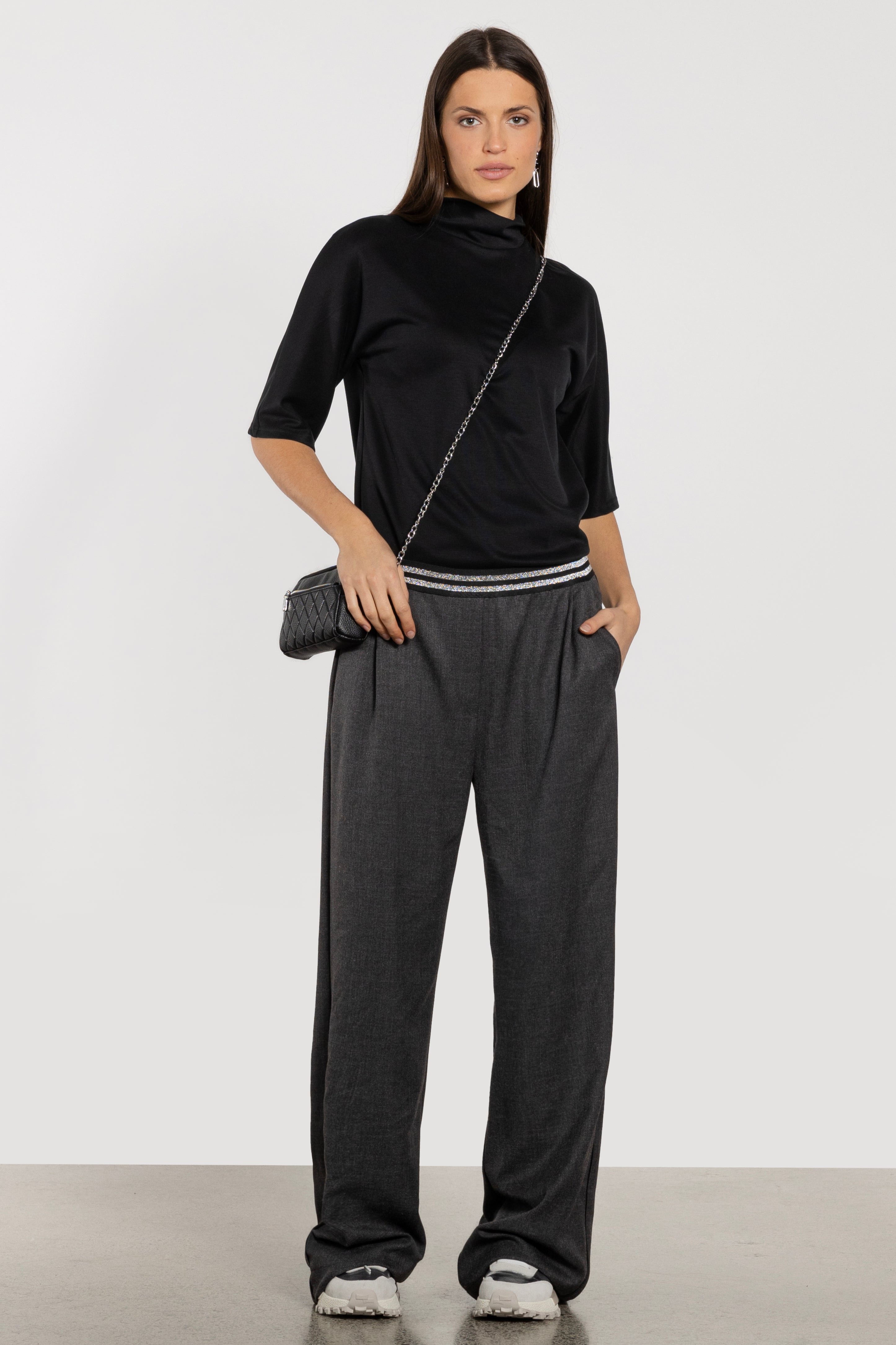Zin High-Neckline Top