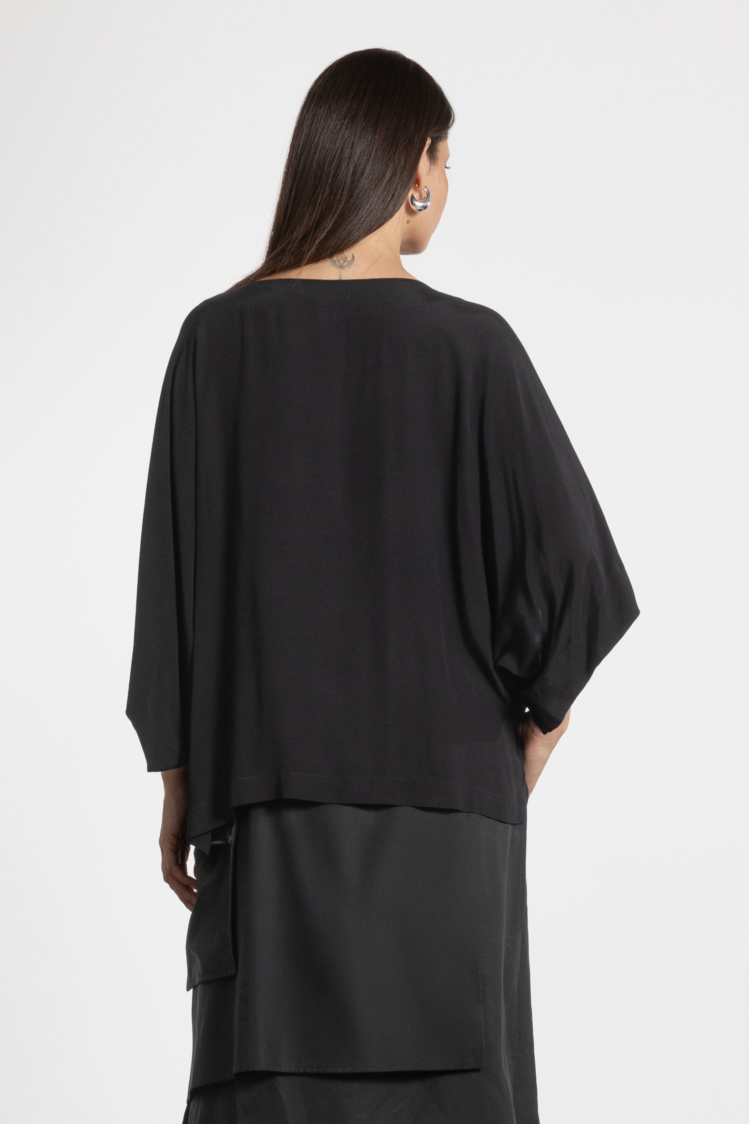 Zoned Batwing Sleeve Top