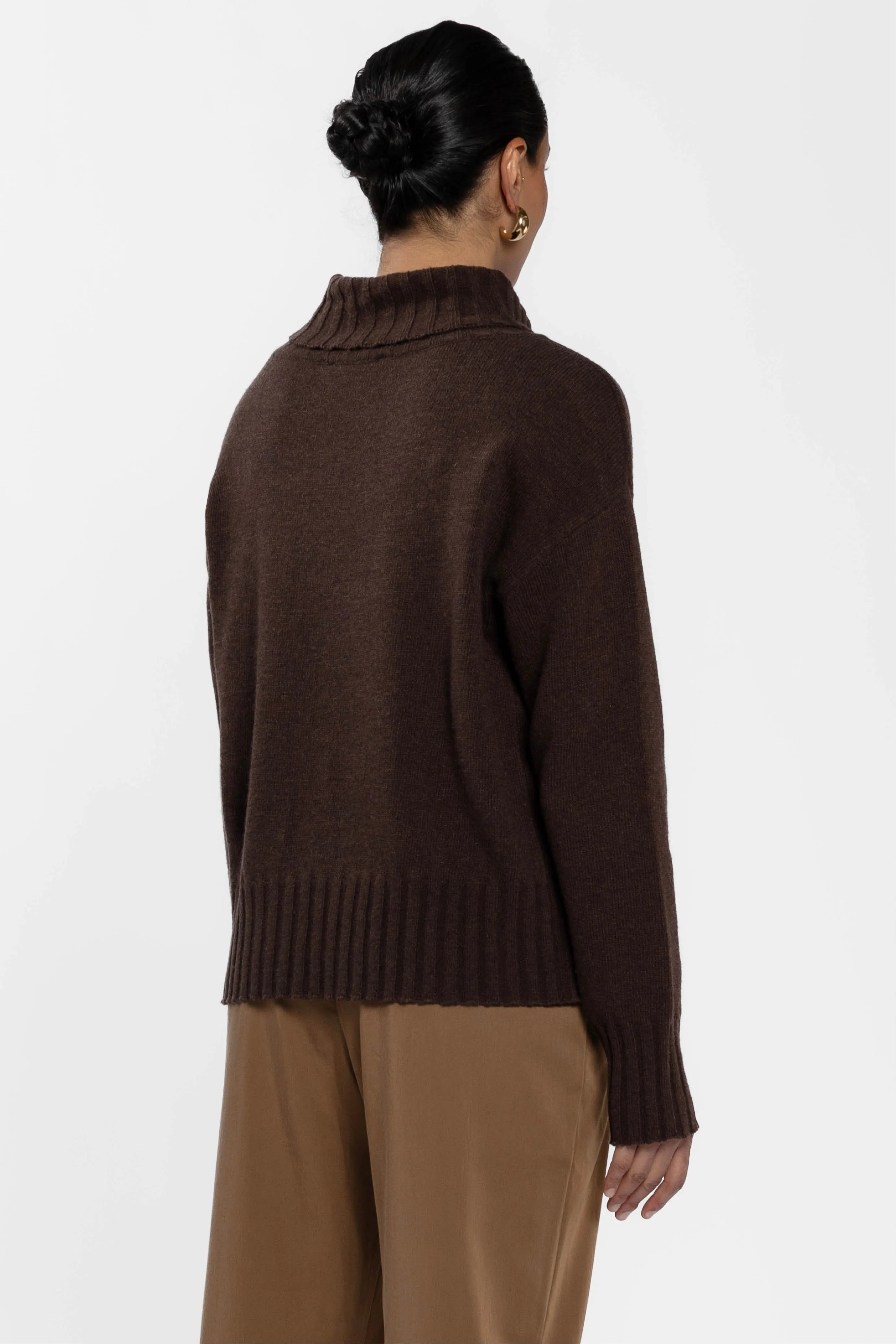 Raya Roll Neck Wool Jumper