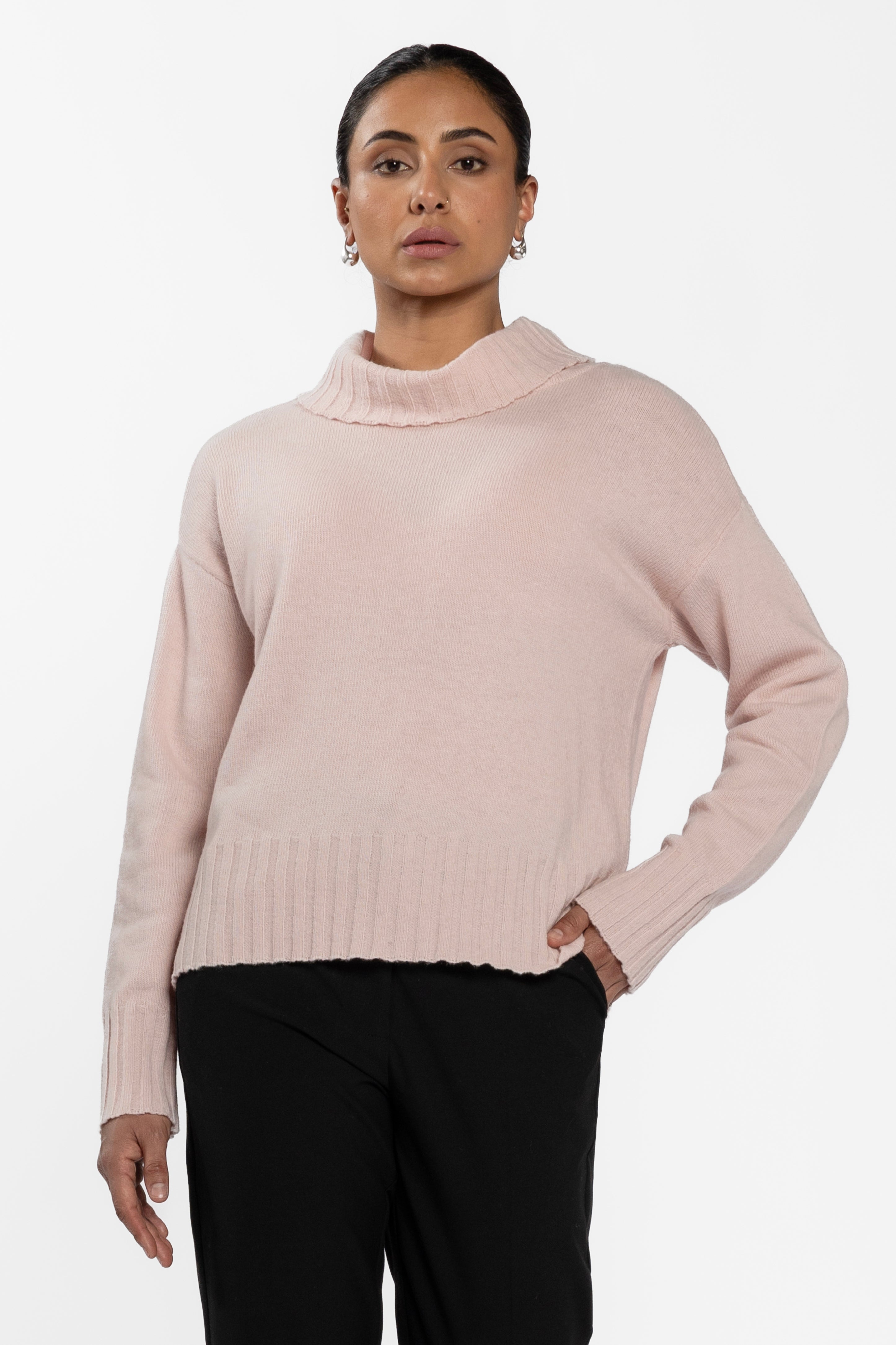 Raya Roll Neck Wool Jumper