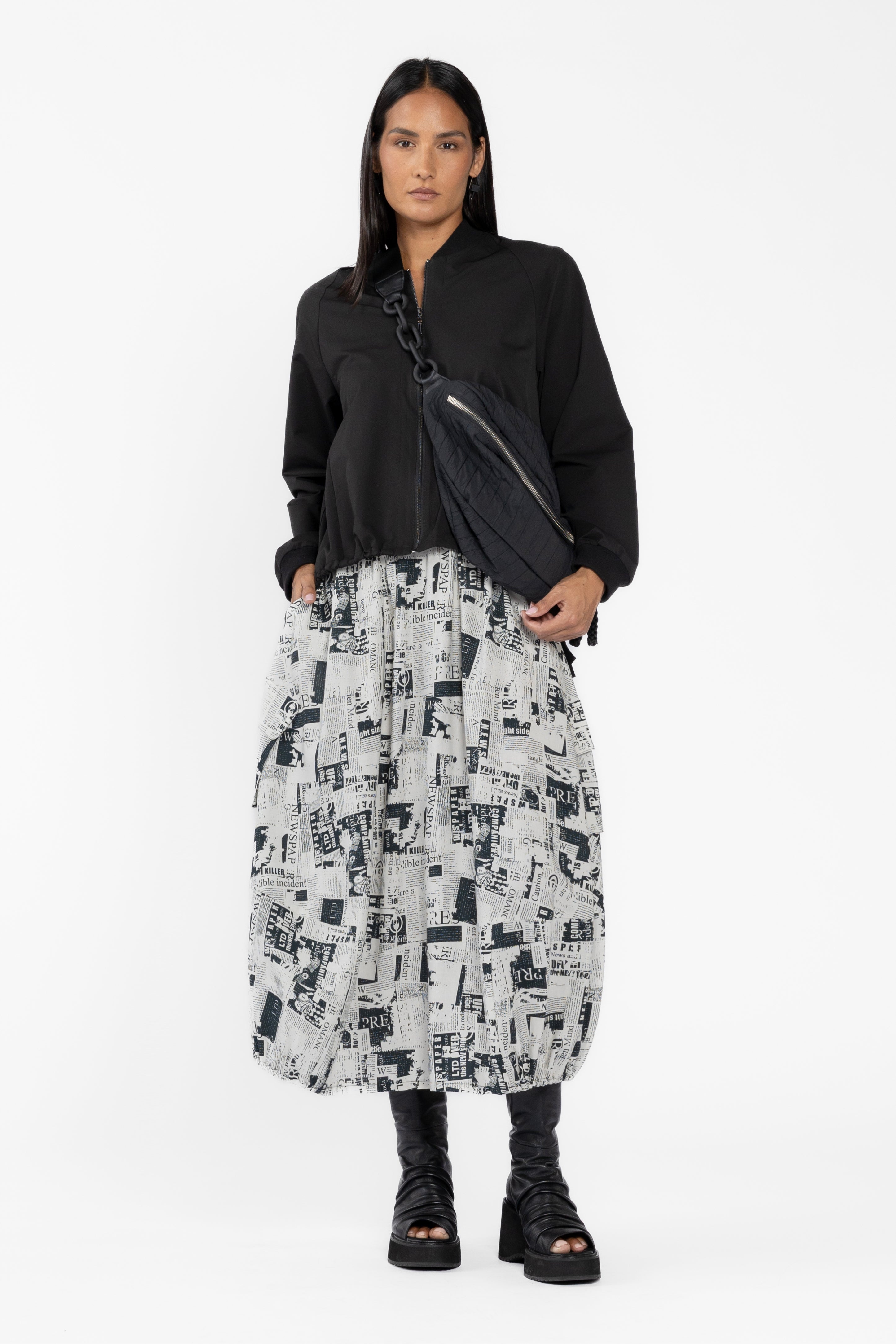 Reggie Balloon Hem Skirt