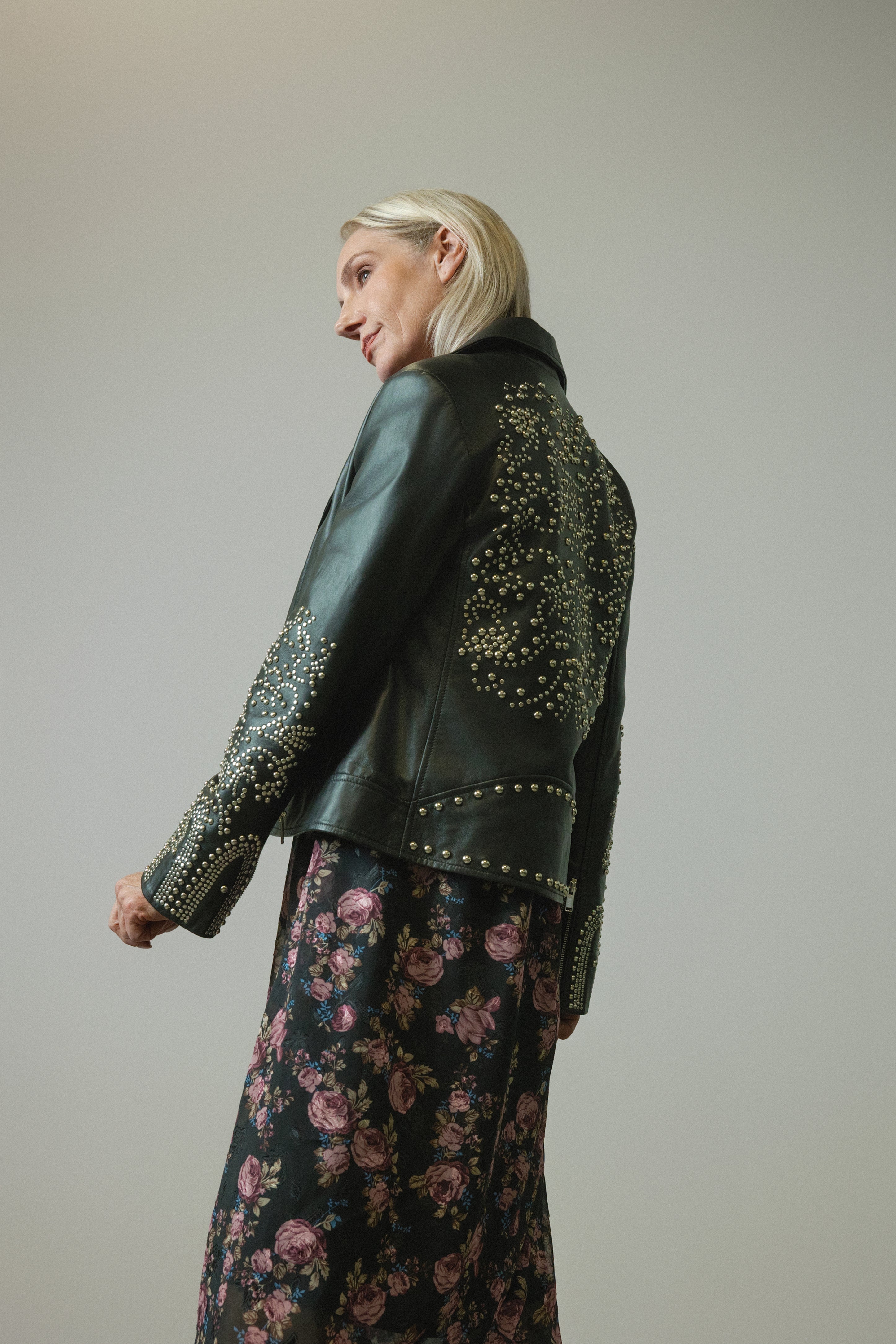 Texas Studded Leather Jacket