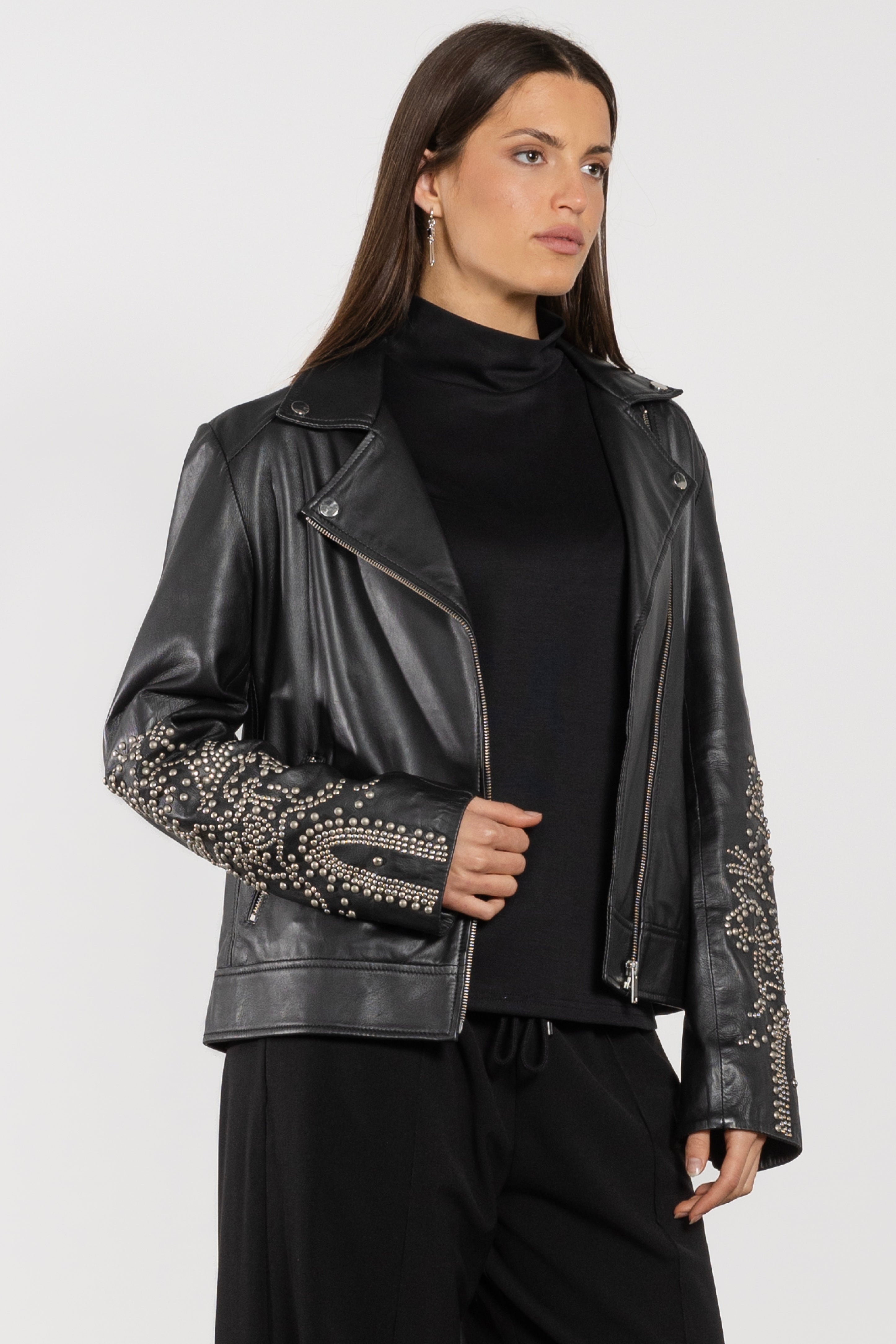 Texas Studded Leather Jacket