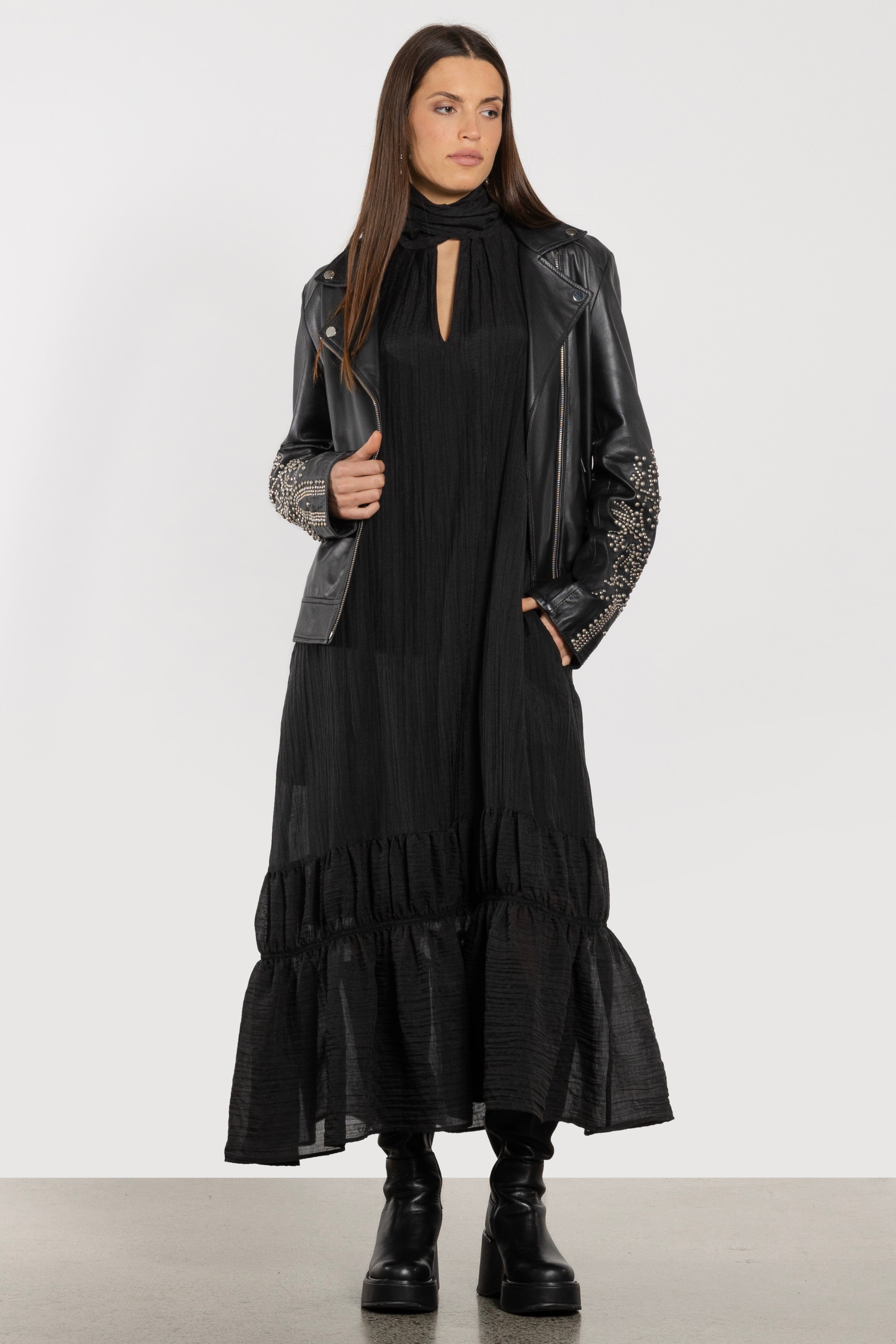 Texas Studded Leather Jacket