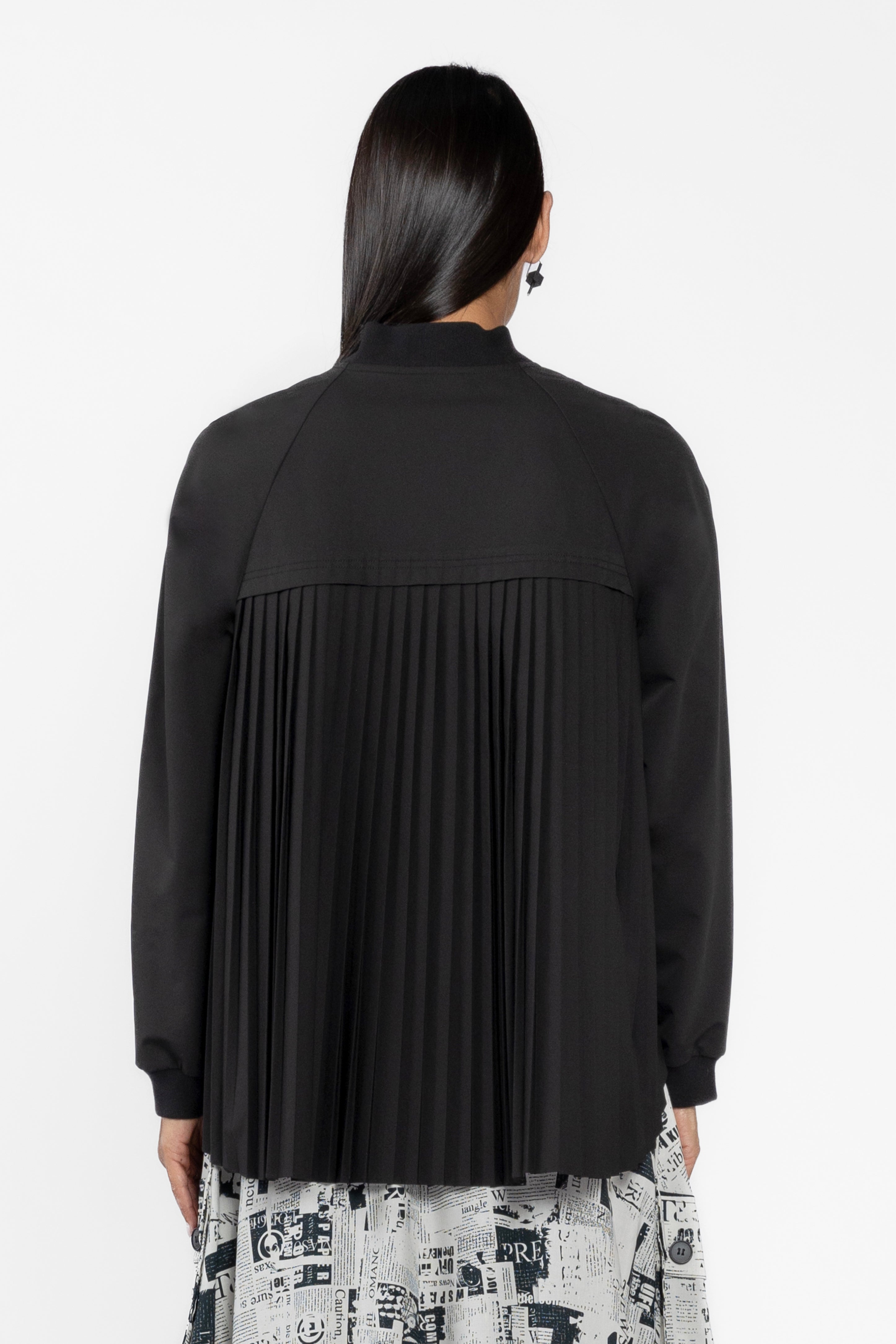 Scope Back Pleated Parka